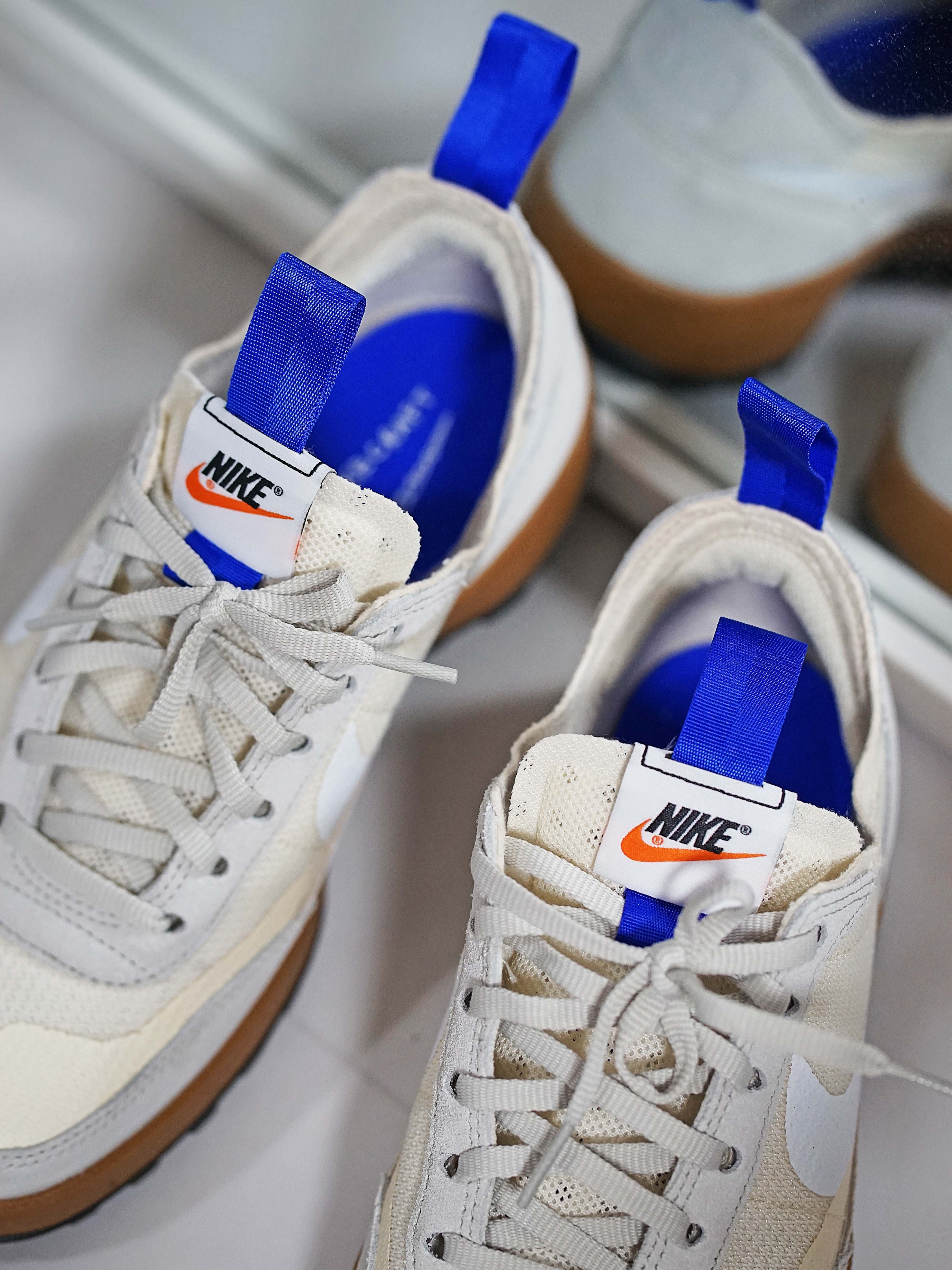 Nike x Tom Sachs General Purpose Shoe Light Cream, Nike x Stussy NRG Crew Socks White Black 착용 스타일 - 4
