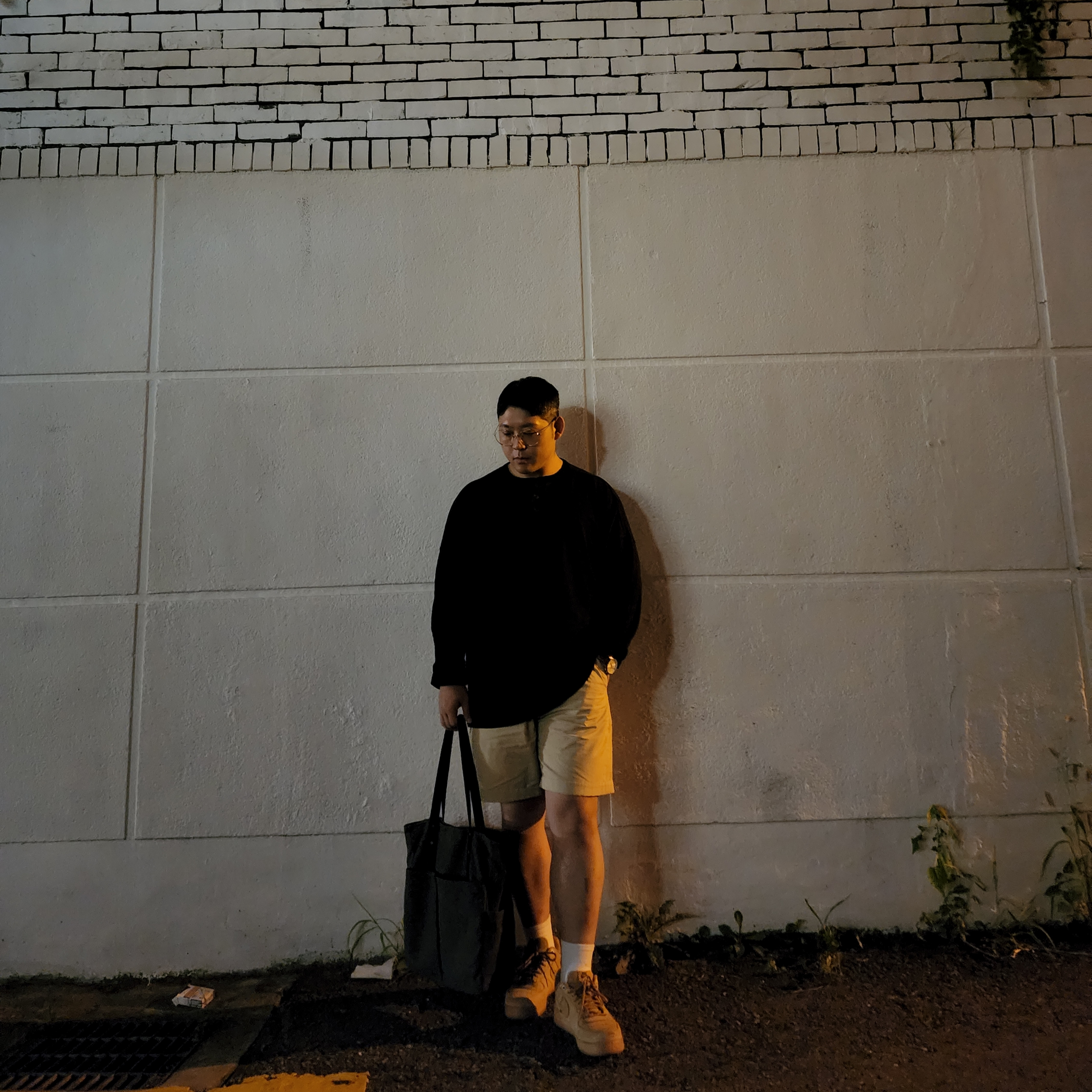 Nike Air Force 1 '07 WB Flax 착용 스타일