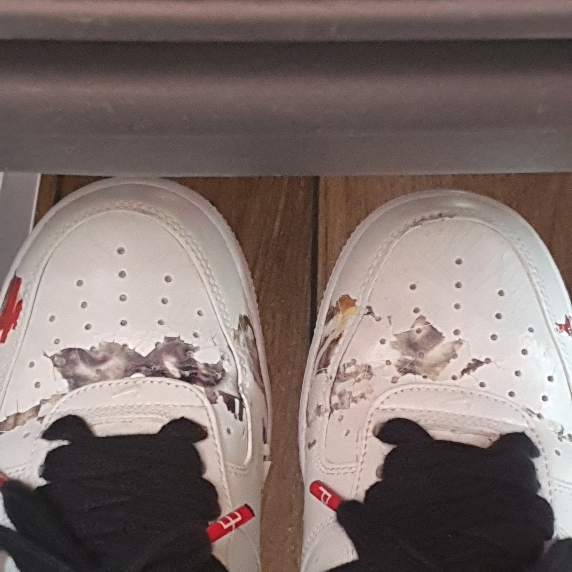 Nike x Peaceminusone Air Force 1 Low Para-Noise 2.0 착용 스타일