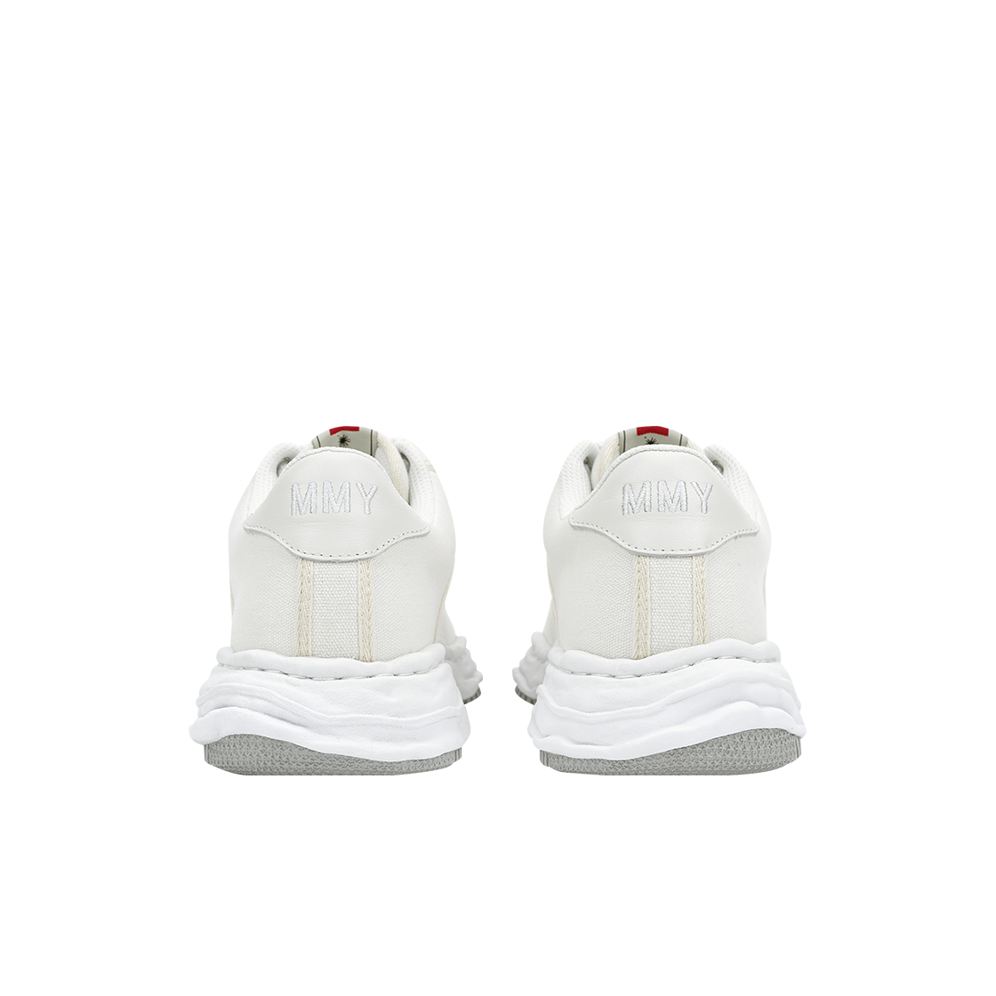 메종 미하라 야스히로 웨인 OG 솔 캔버스 로우탑 스니커즈 화이트(Maison Mihara Yasuhiro Wayne OG Sole Canvas Low-top Sneakers White) - 4