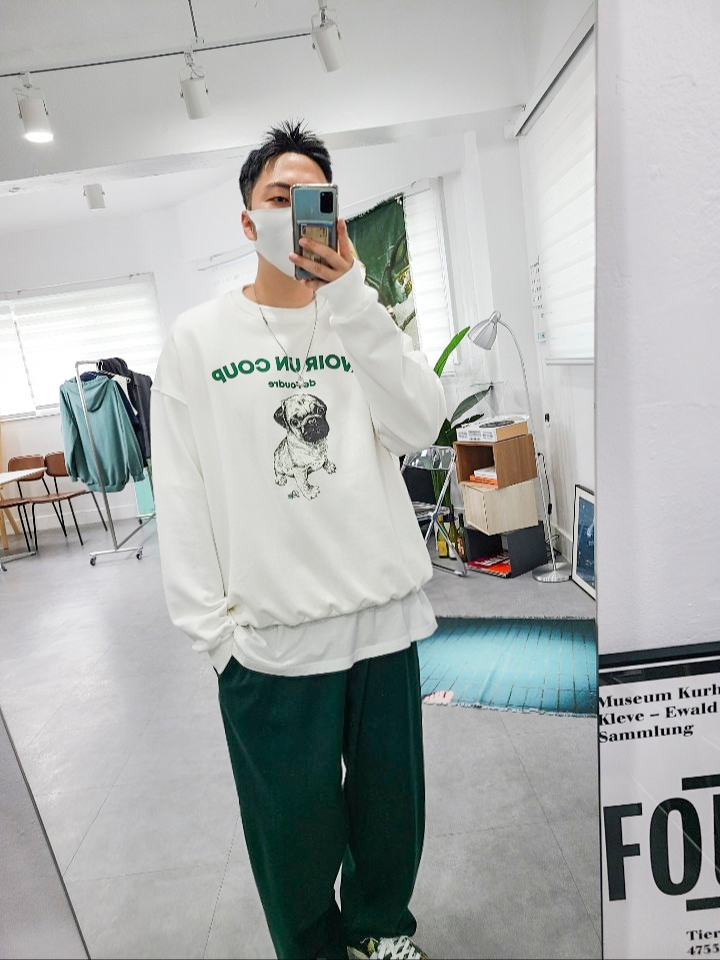 Adidas x BAPE Superstar 80s Green Camo 착용 스타일 - 2