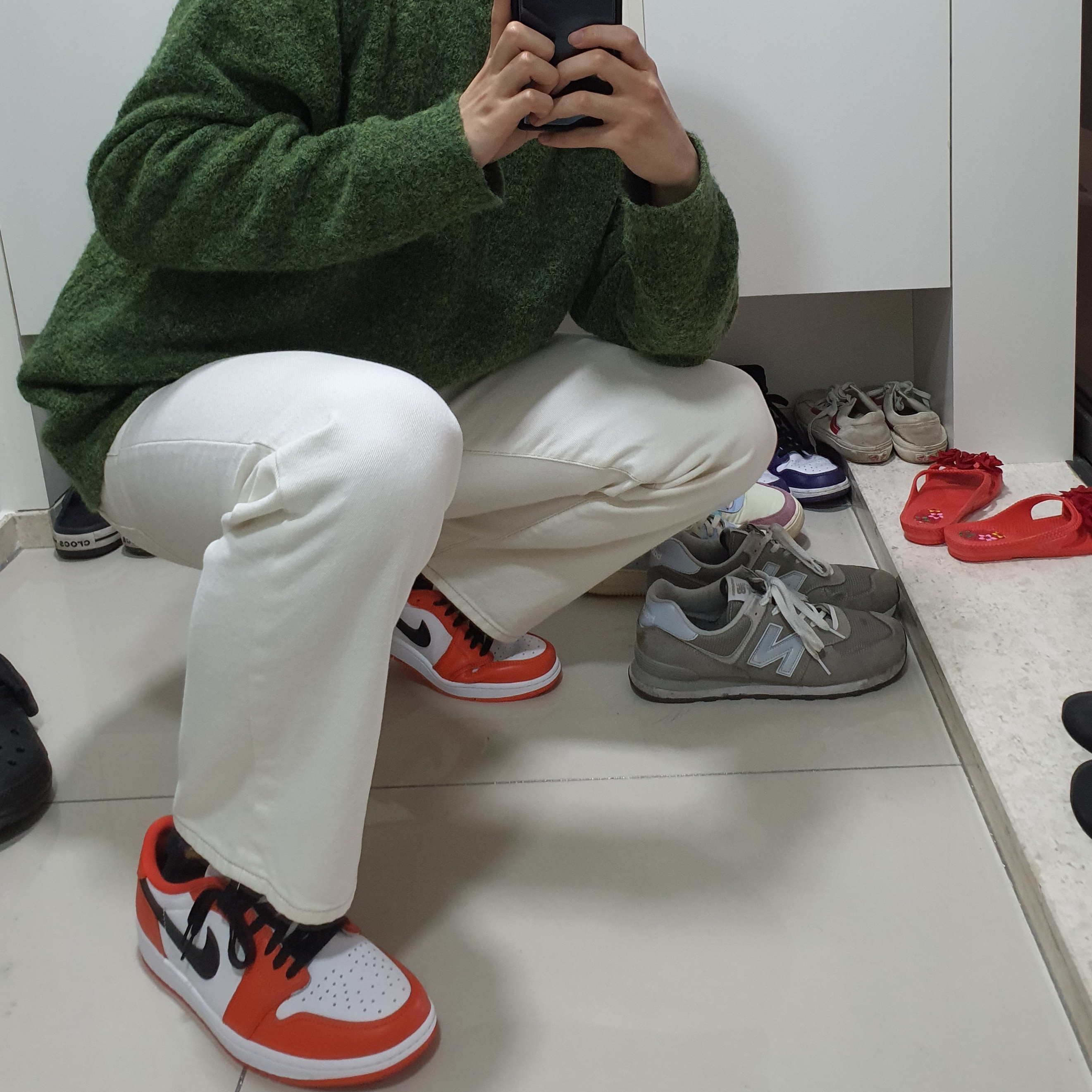 Jordan 1 Low OG Starfish 착용 스타일