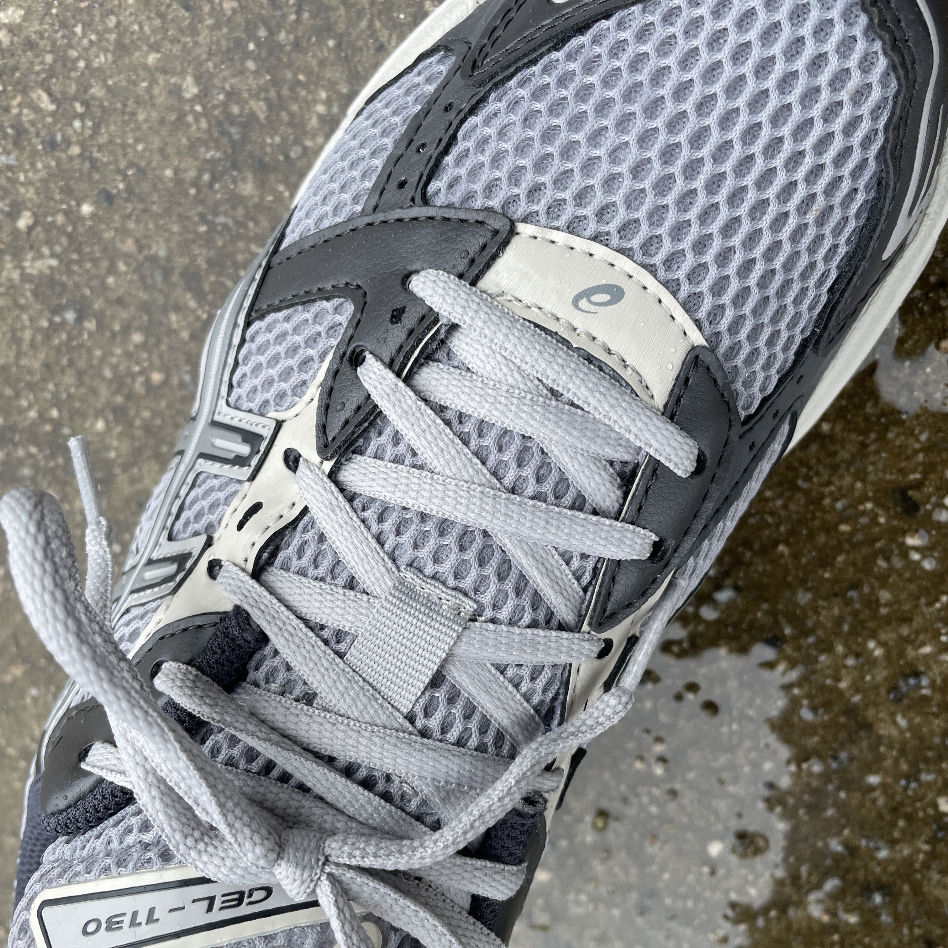 Asics Gel-1130 Oyster Grey Clay Grey 착용 스타일