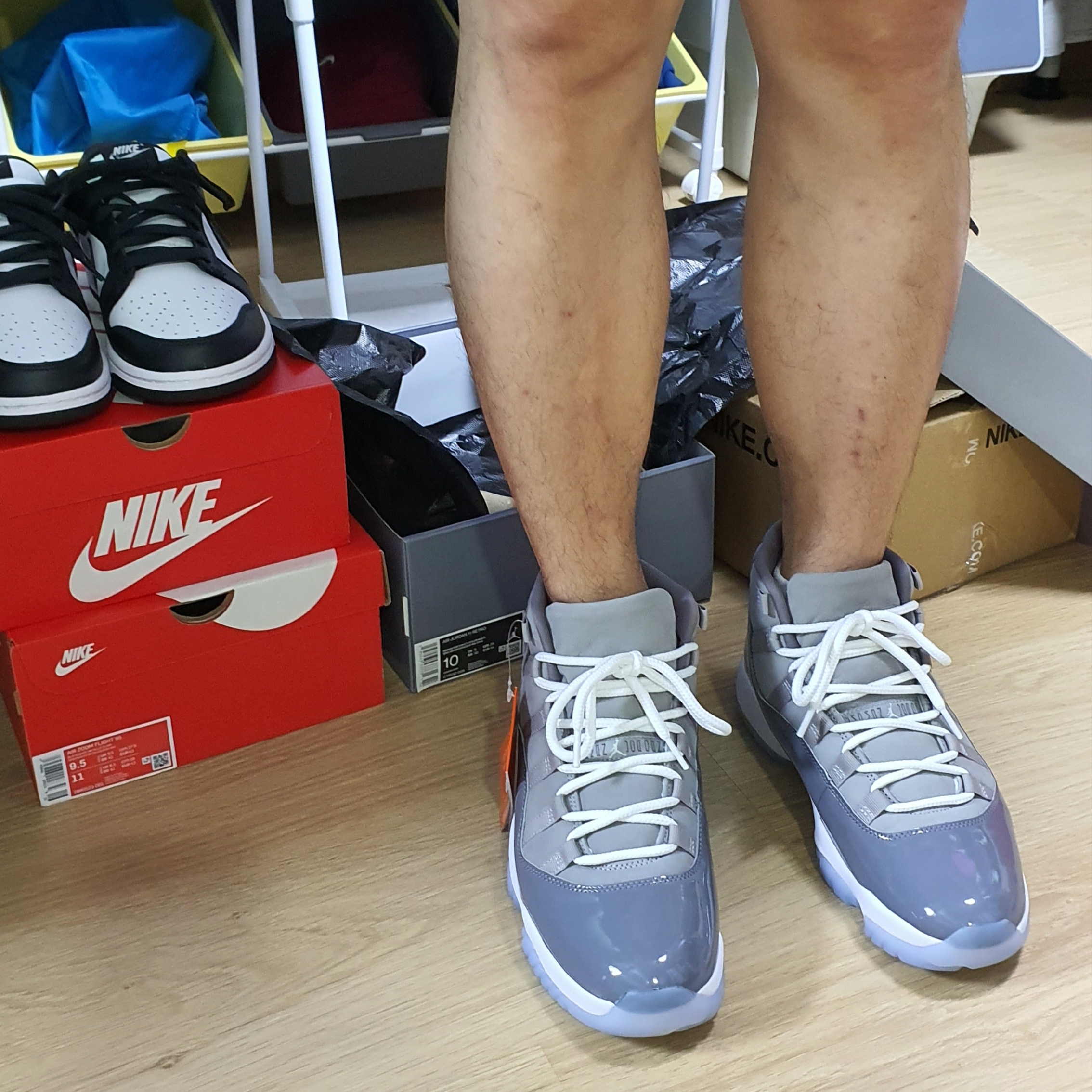Jordan 11 Retro Cool Grey 2021 착용 스타일 - 5
