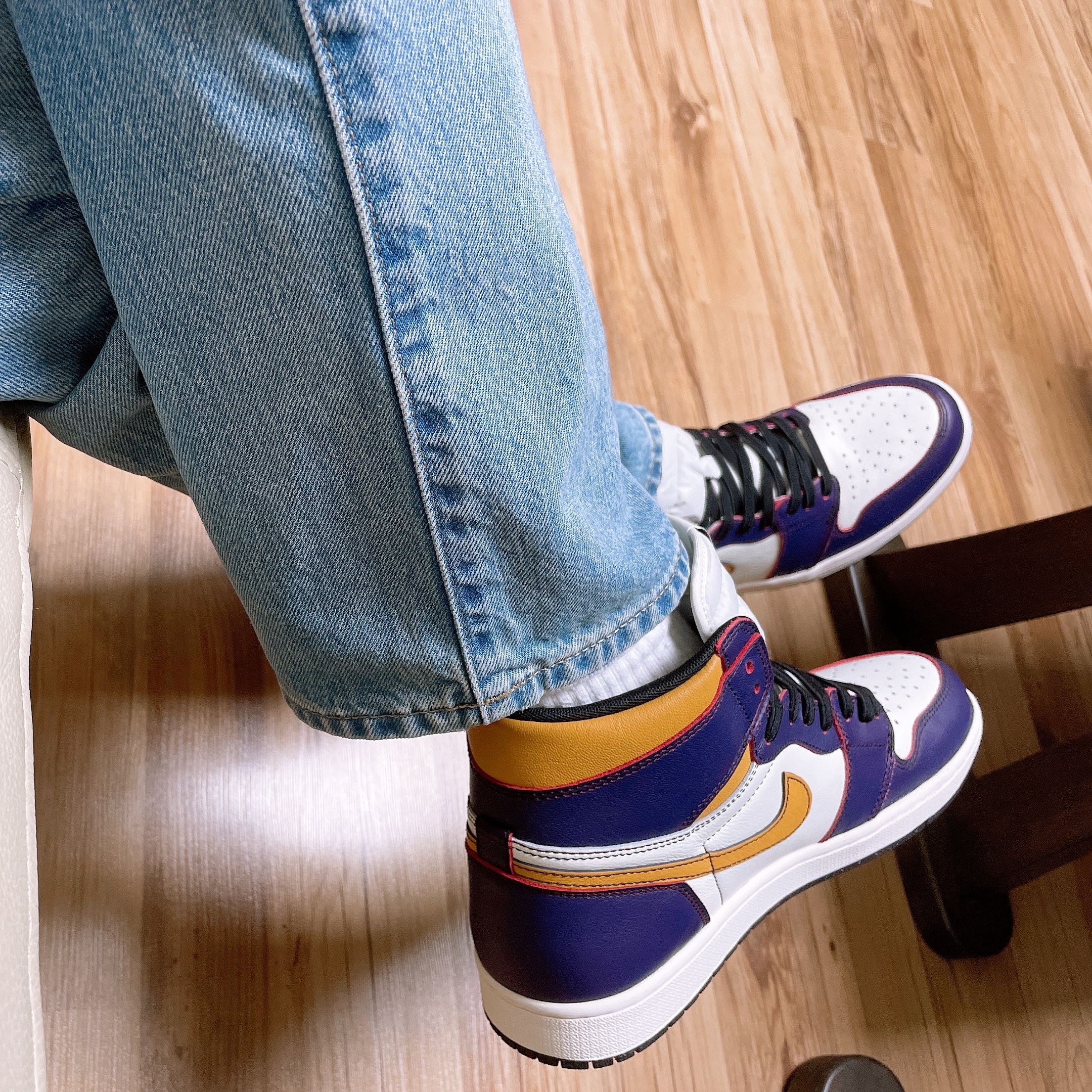 Jordan 1 Retro High OG Defiant SB LA to Chicago 착용 스타일
