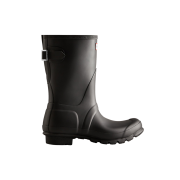 (W) Hunter Original Back Adjustable Short Wellington Boots Black