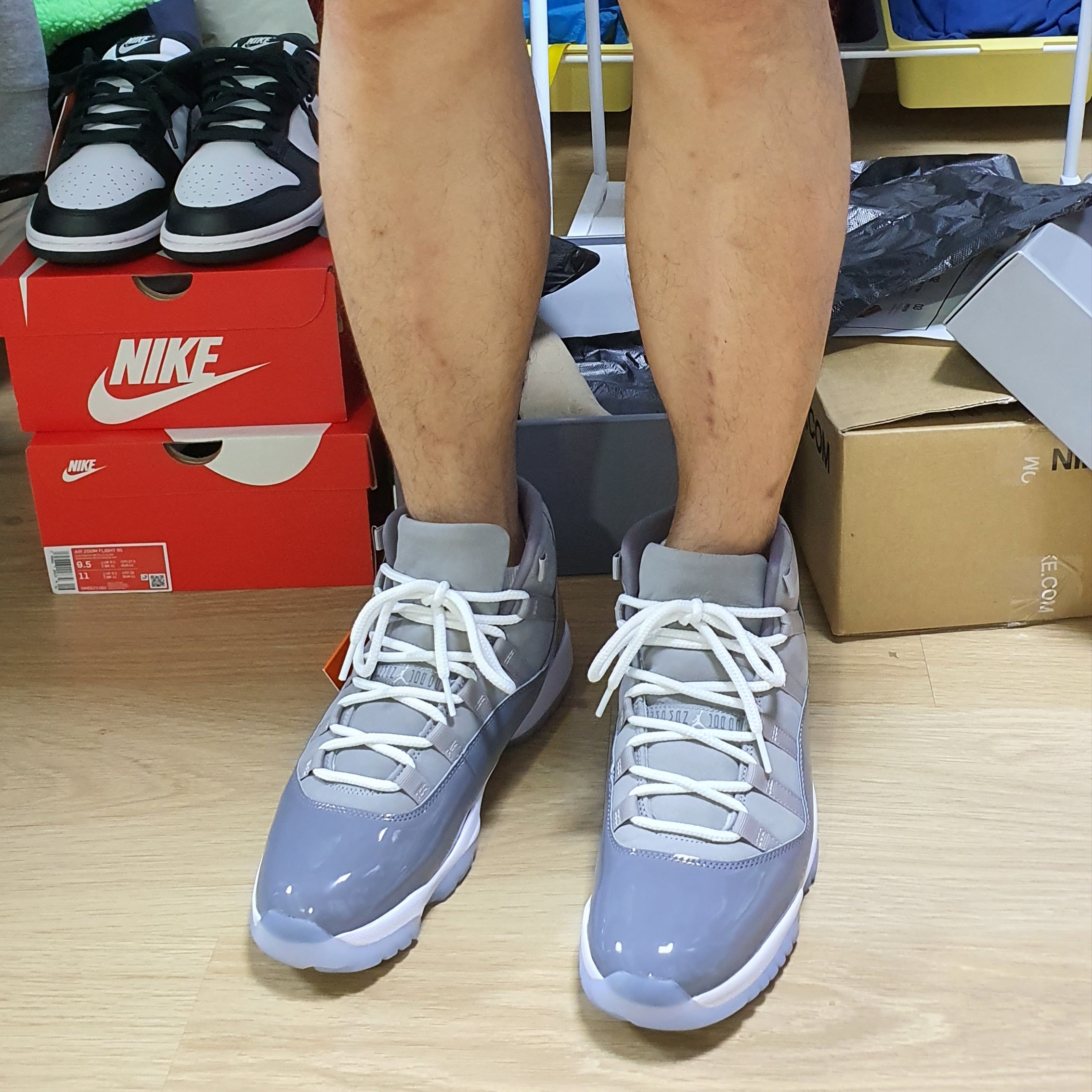 Jordan 11 Retro Cool Grey 2021 착용 스타일 - 4