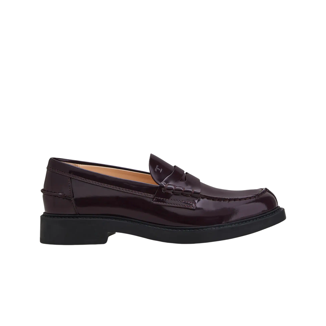 (W) 토즈 페니 가죽 로퍼 버건디((W) Tod's Penny Leather Loafer Burgundy) - 1