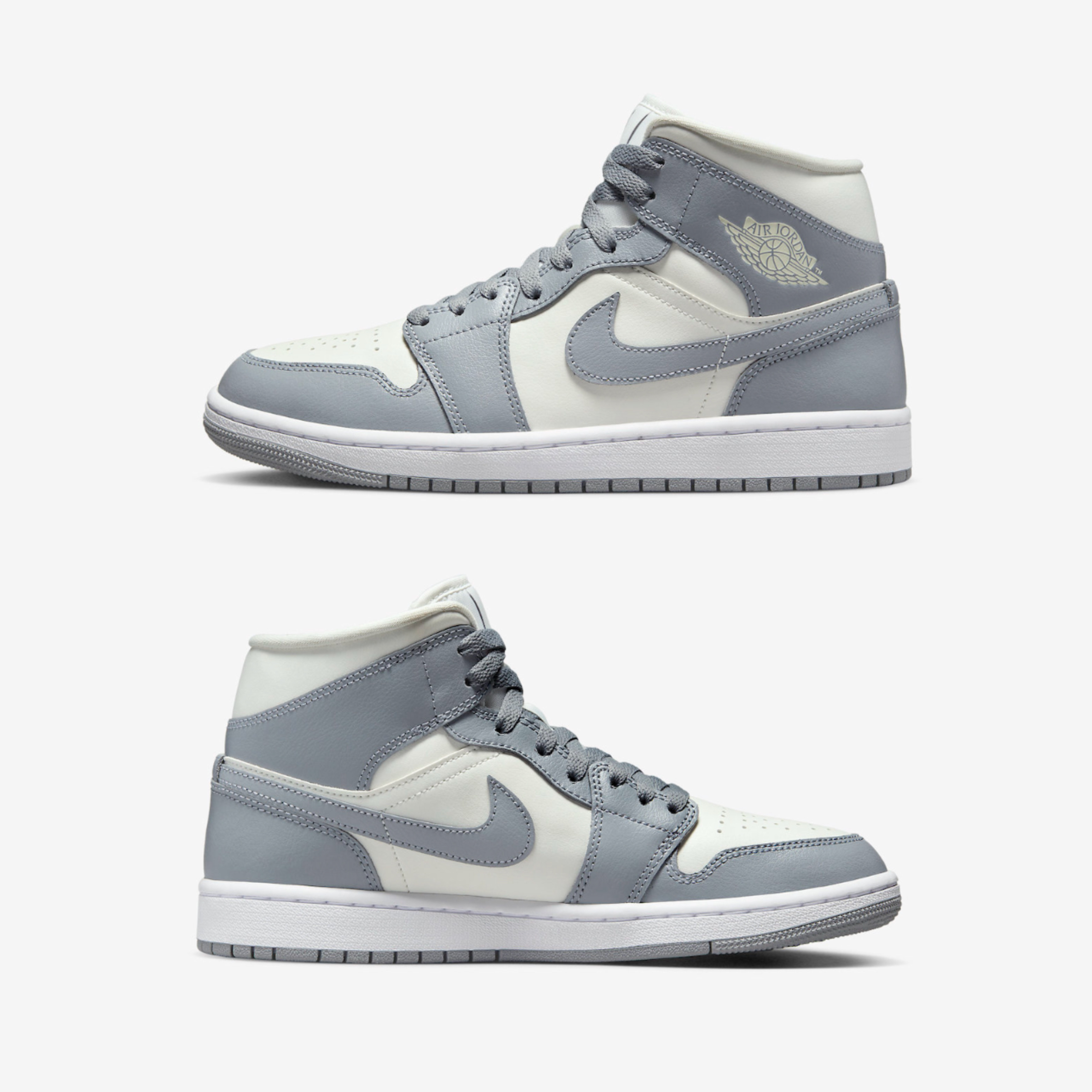 (W) Jordan 1 Mid Sail Stealth 착용 스타일 - 3