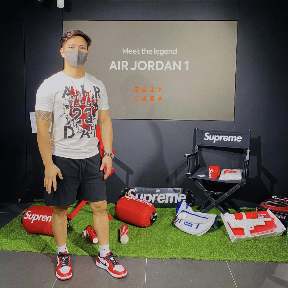 Jordan 1 Low Golf Chicago 착용 스타일