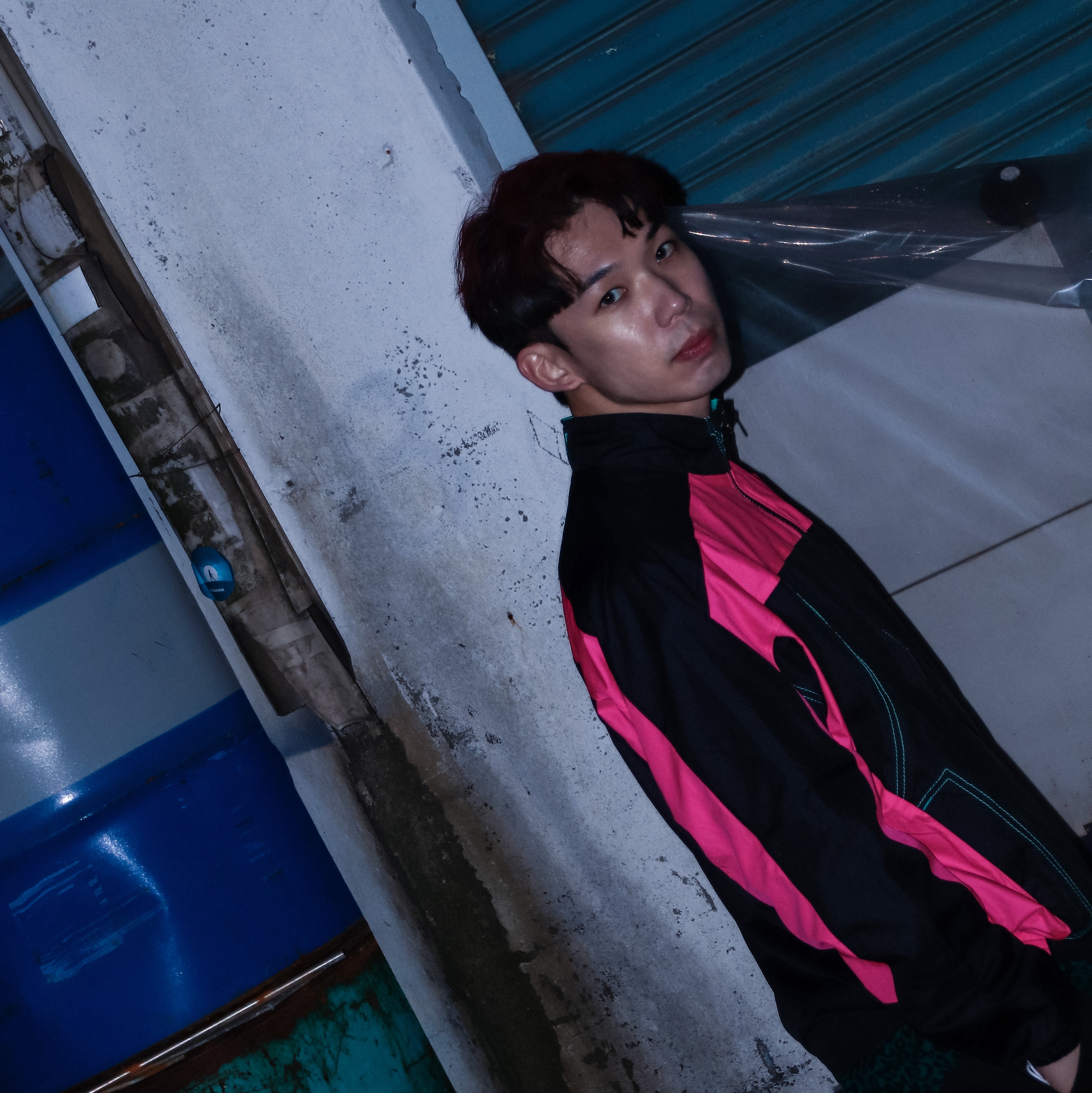 Nike x Atmos NRG Vintage PTHWK Track Jacket Black 착용 스타일 - 1