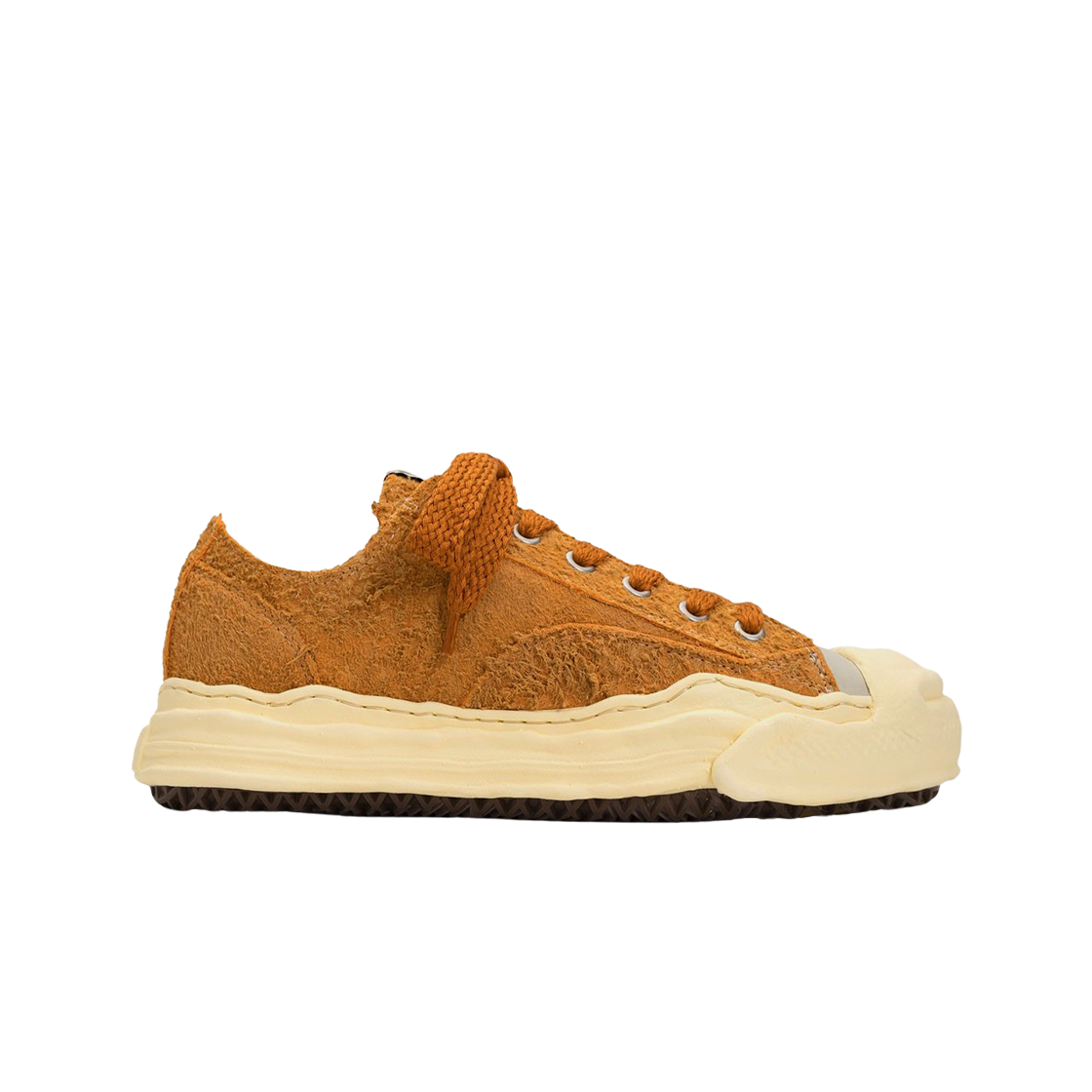 메종 미하라 야스히로 행크 OG 솔 브로큰 스웨이드 로우탑 스니커즈 브라운(Maison Mihara Yasuhiro Hank OG Sole Broken Suede Low-top Sneakers Brown) - 1