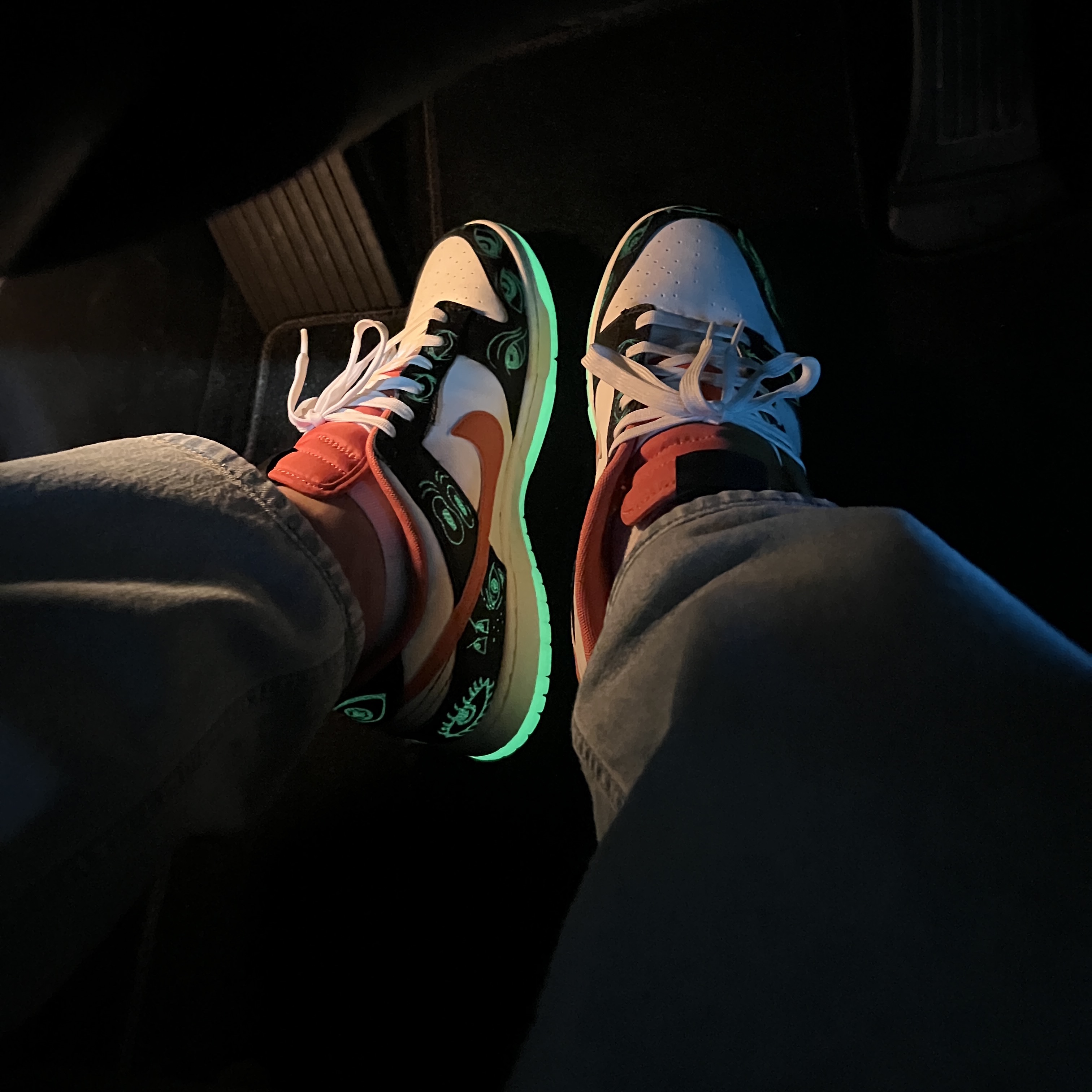Nike Dunk Low Retro PRM Halloween 착용 스타일