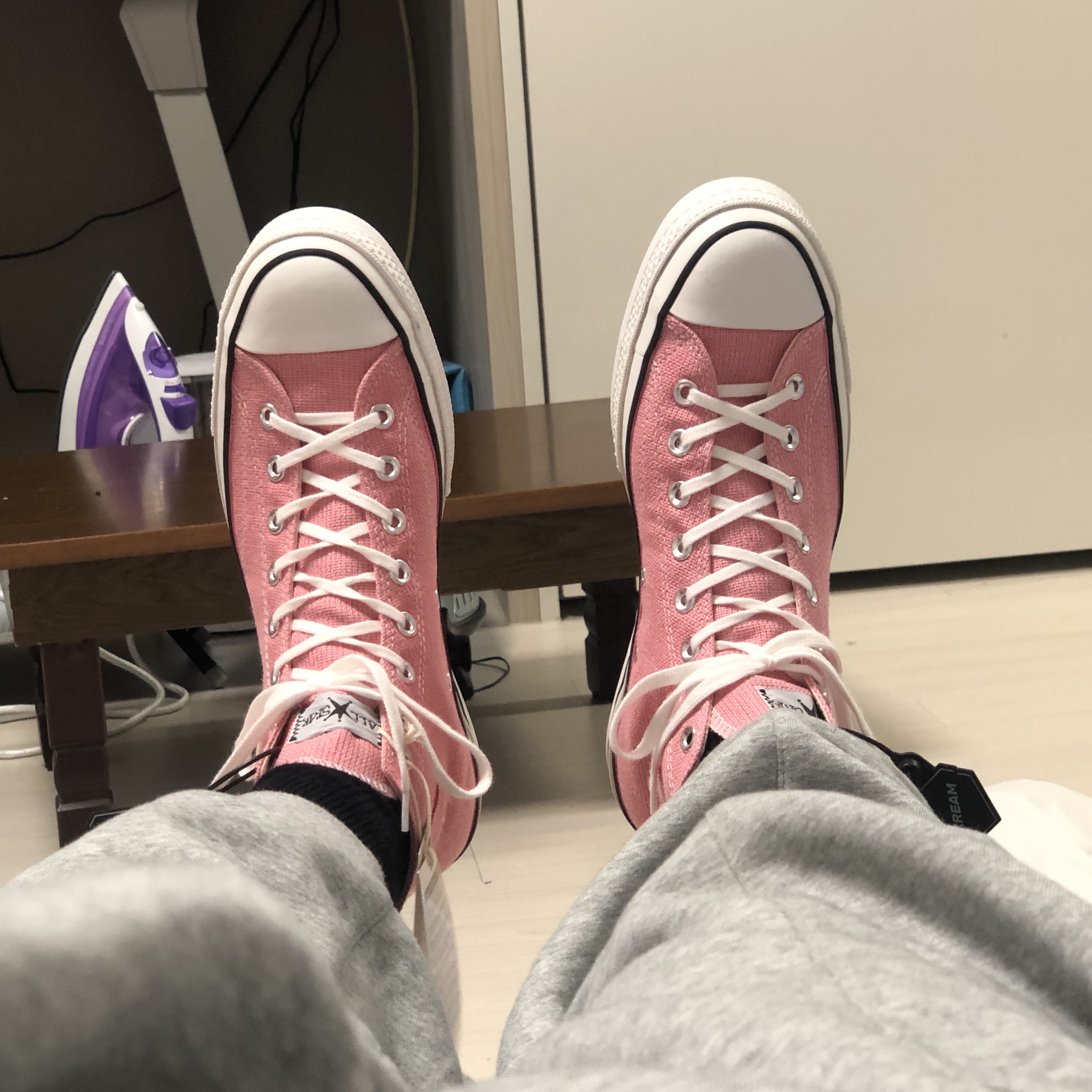 Converse x Stussy Chuck 70 High Plumeria 착용 스타일