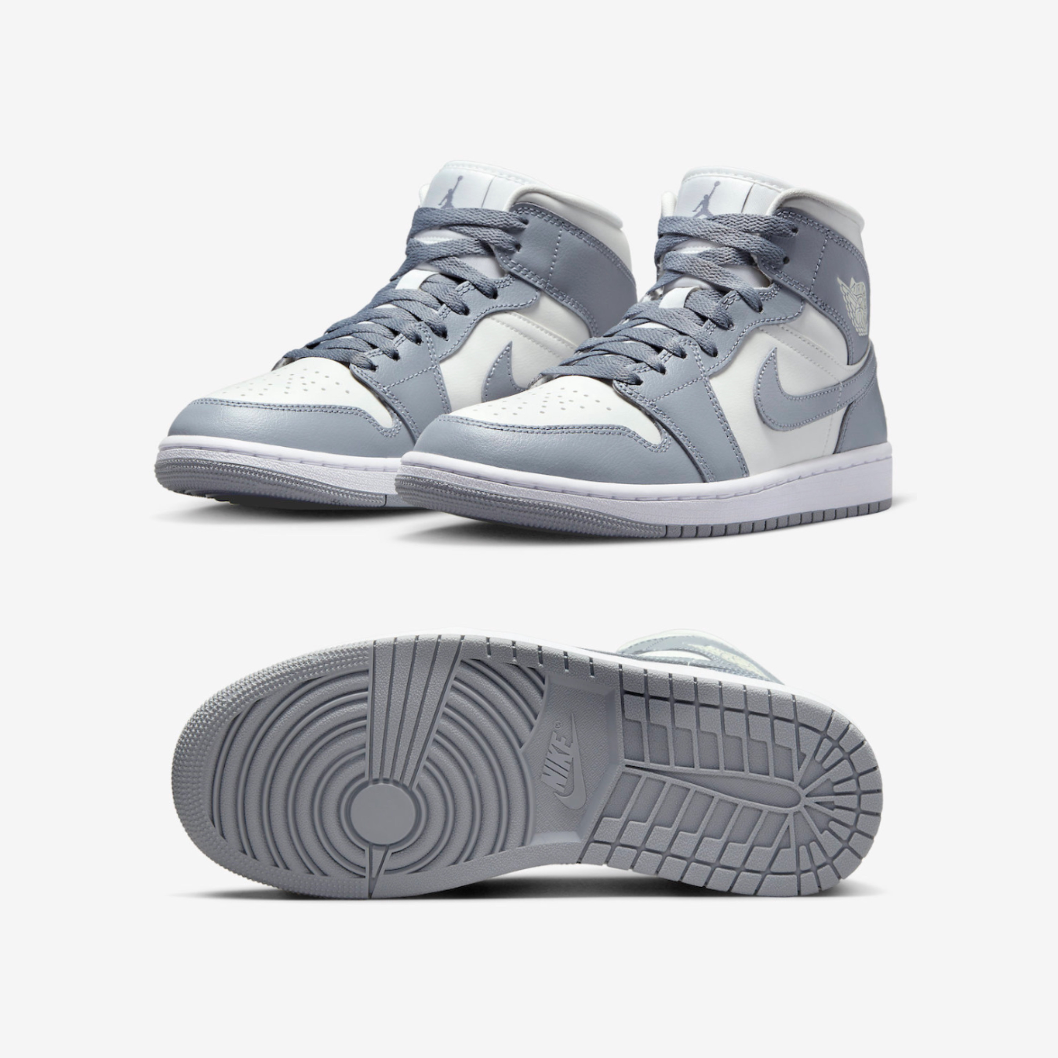 (W) Jordan 1 Mid Sail Stealth 착용 스타일 - 2