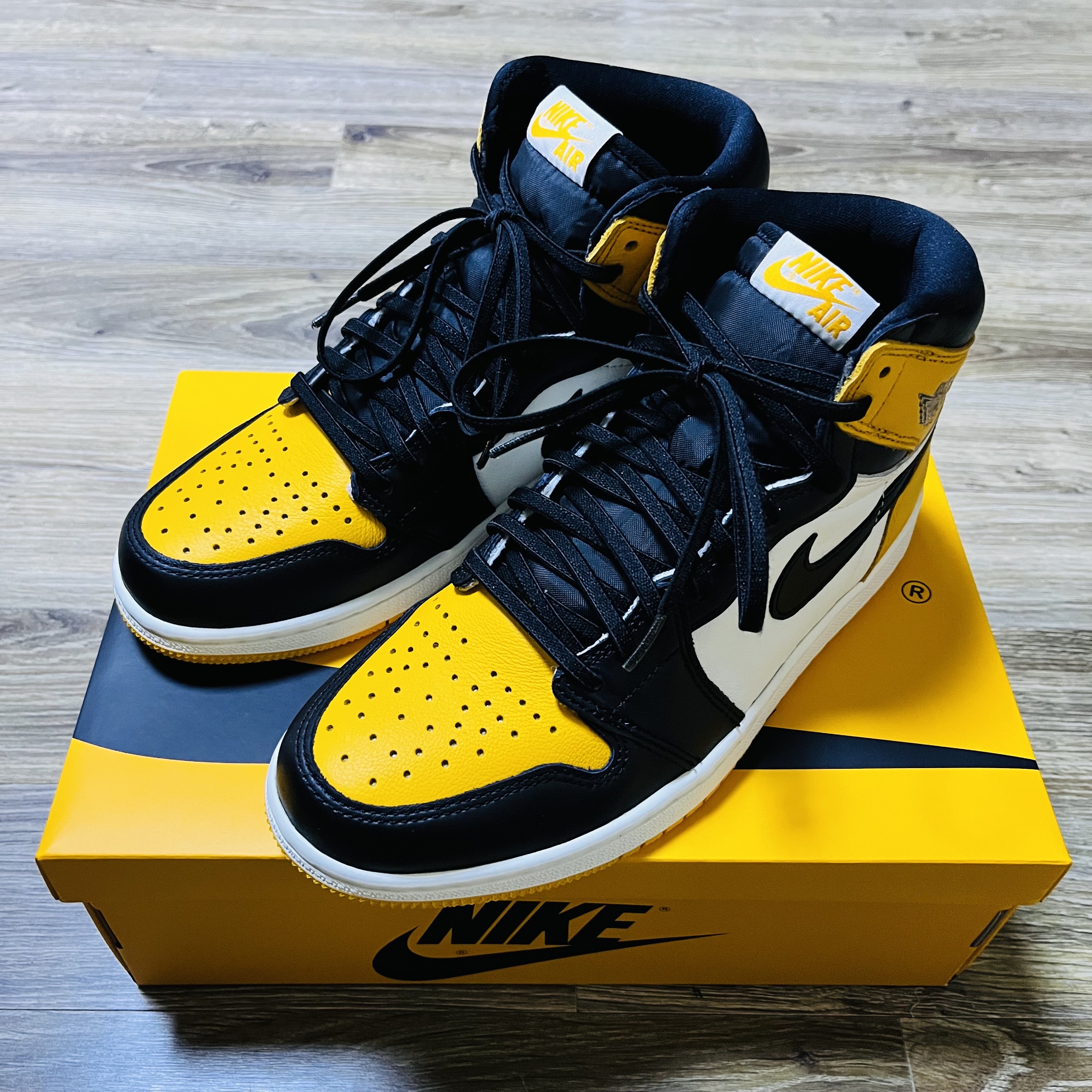 Jordan 1 Retro High OG Taxi 착용 스타일 - 2