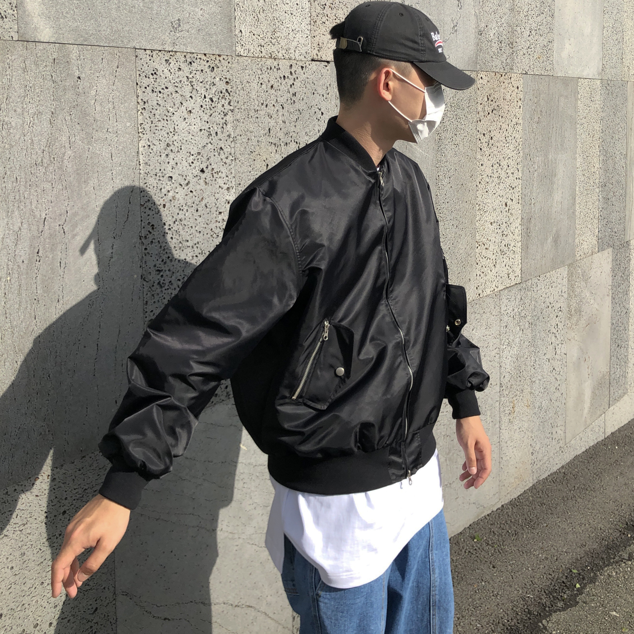Nike x Supreme Shox Ride 2 SP White 착용 스타일 - 4