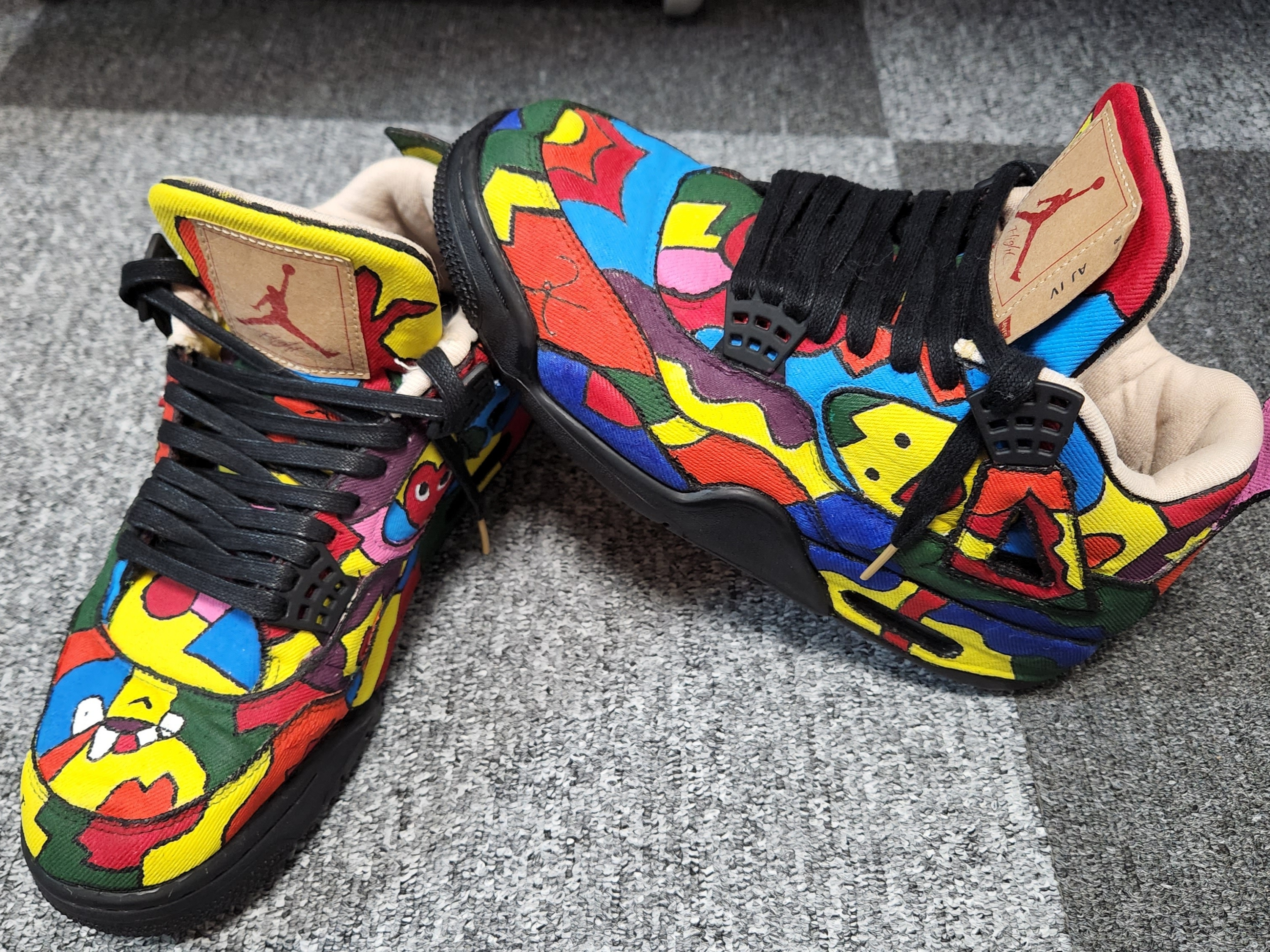 Jordan 4 x Levi's Retro Black Denim (Blank Tag) 착용 스타일