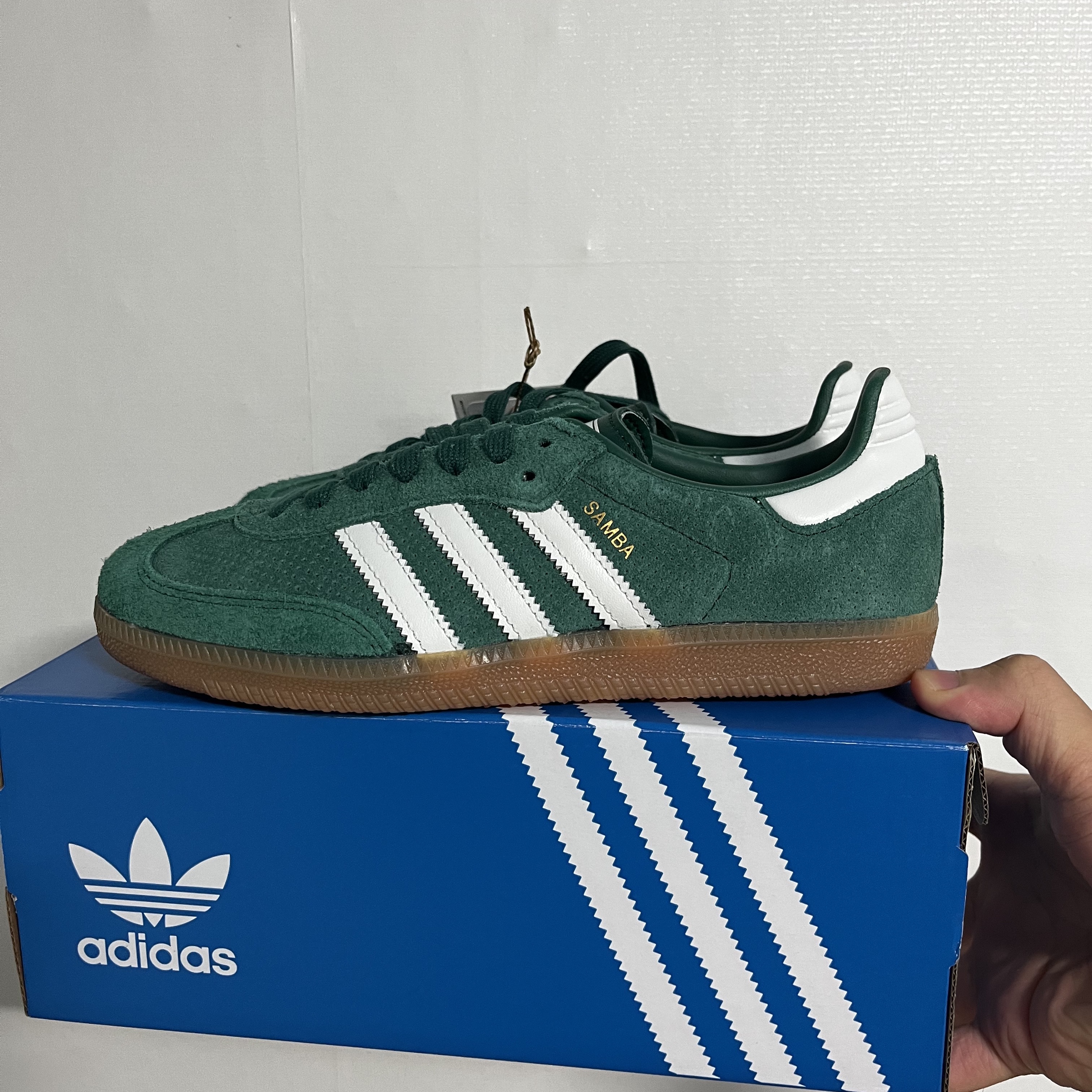 Adidas Samba OG Collegiate Green 착용 스타일