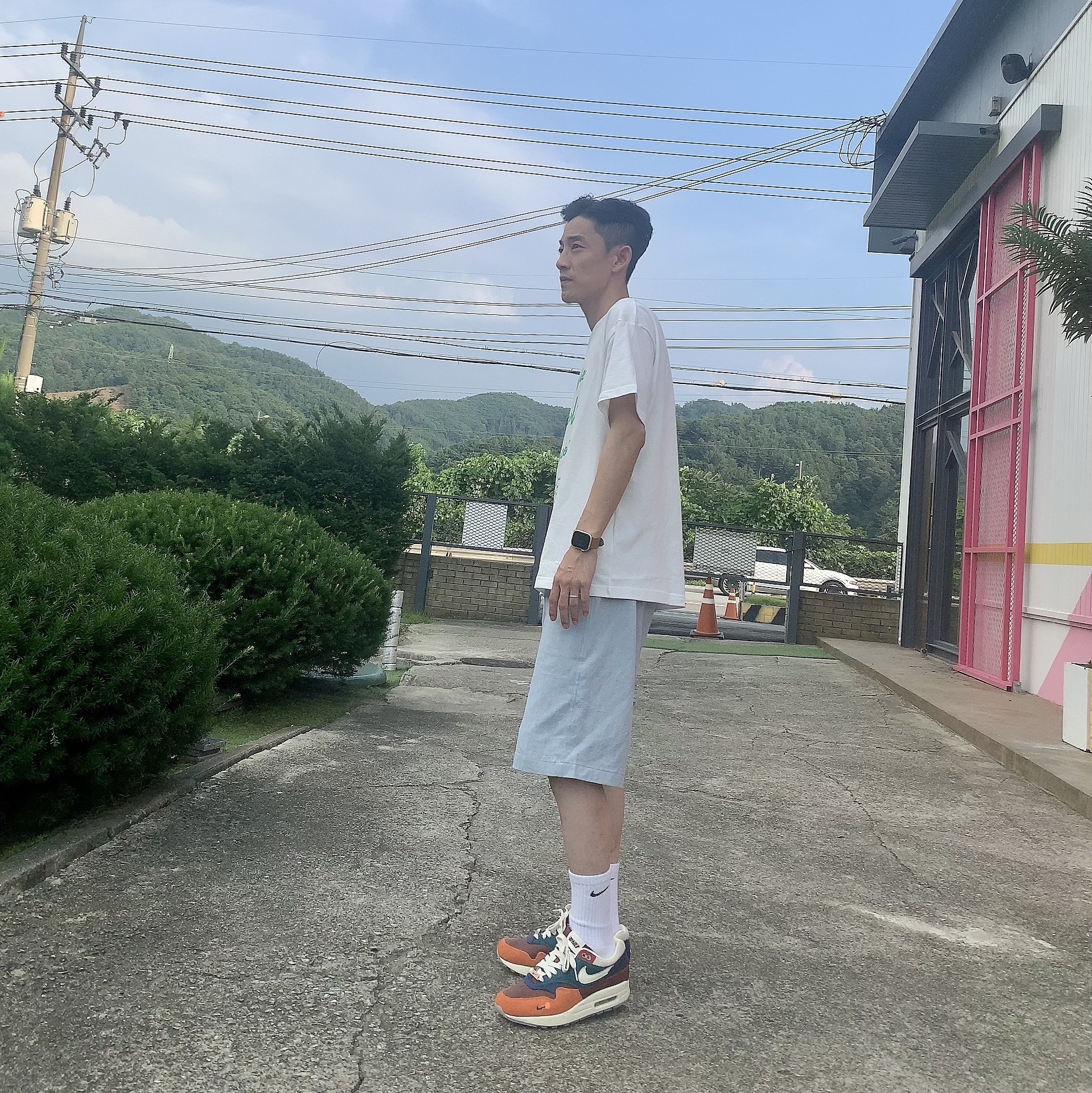 Nike x Kasina Air Max 1 SP Won-Ang Orange 착용 스타일