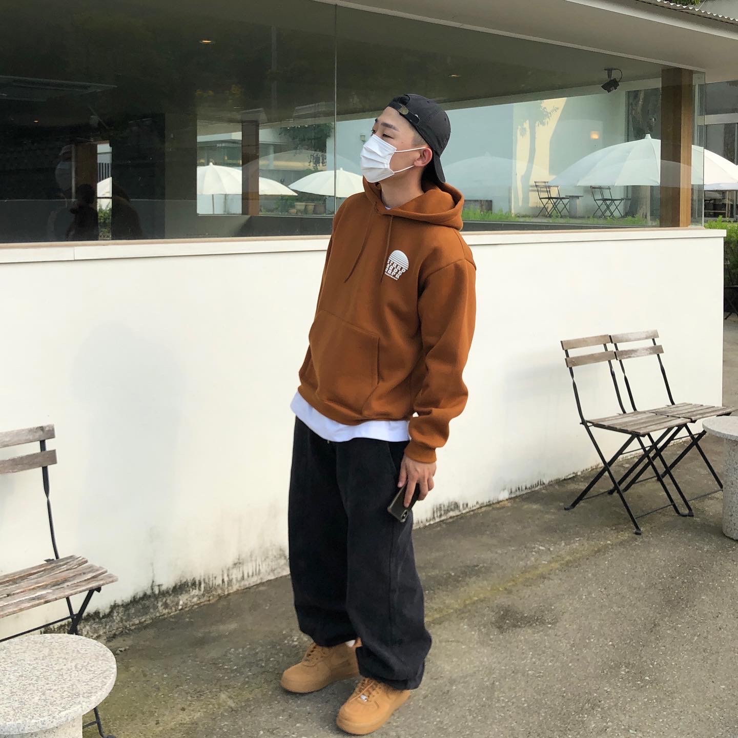 Nike x Supreme Air Force 1 Low Flax 착용 스타일 - 4