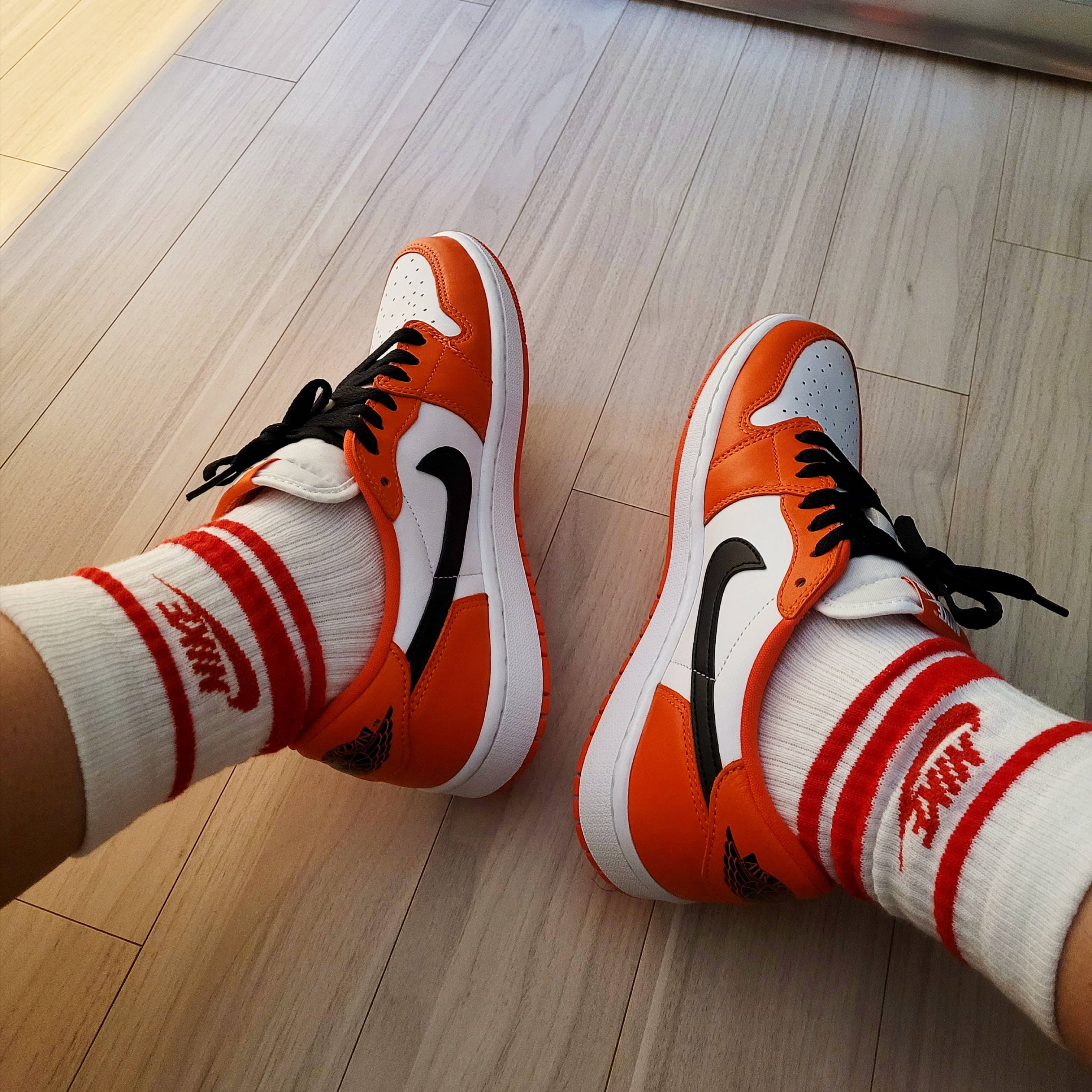 (W) Jordan 1 Low OG Starfish 착용 스타일