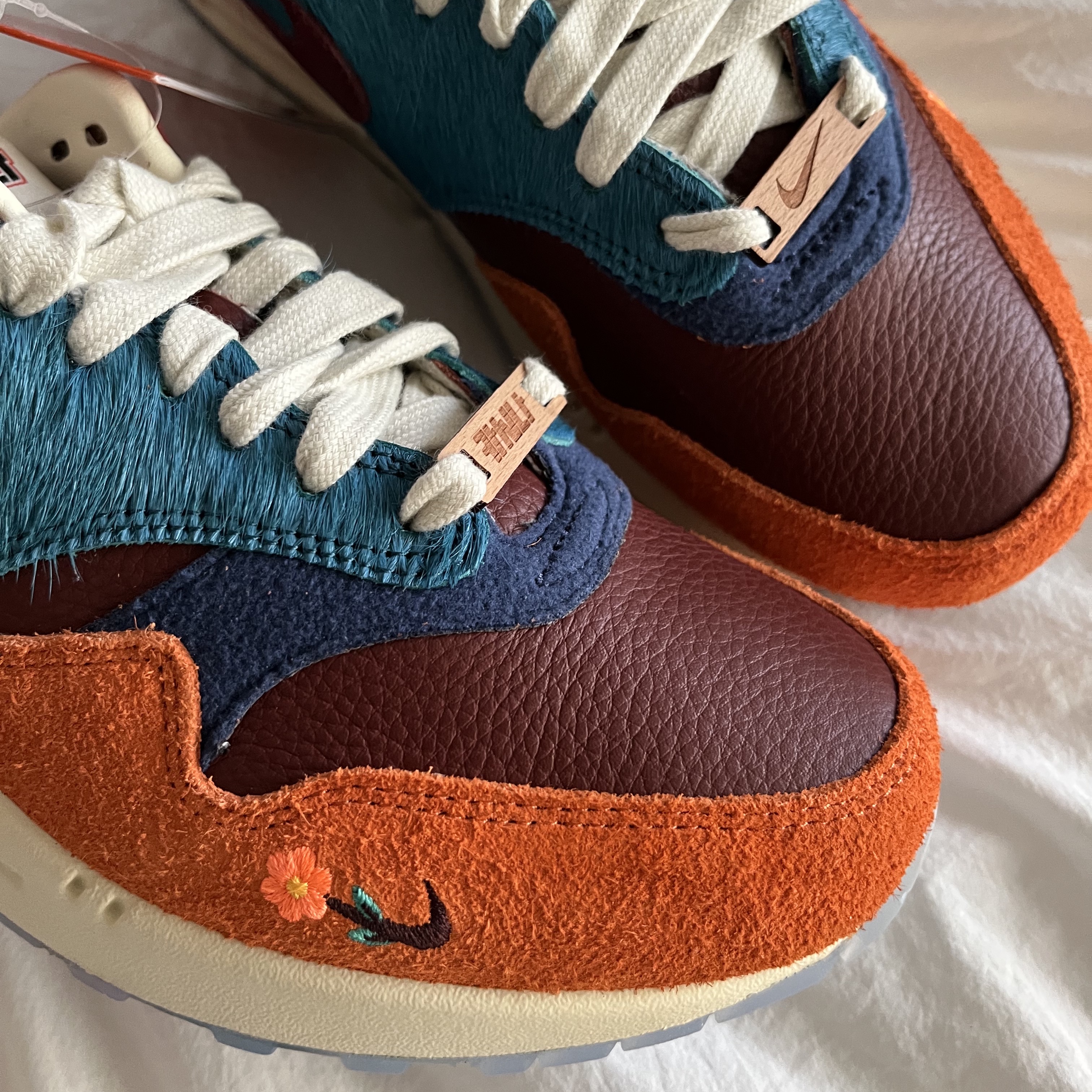 Nike x Kasina Air Max 1 SP Won-Ang Orange 착용 스타일 - 2