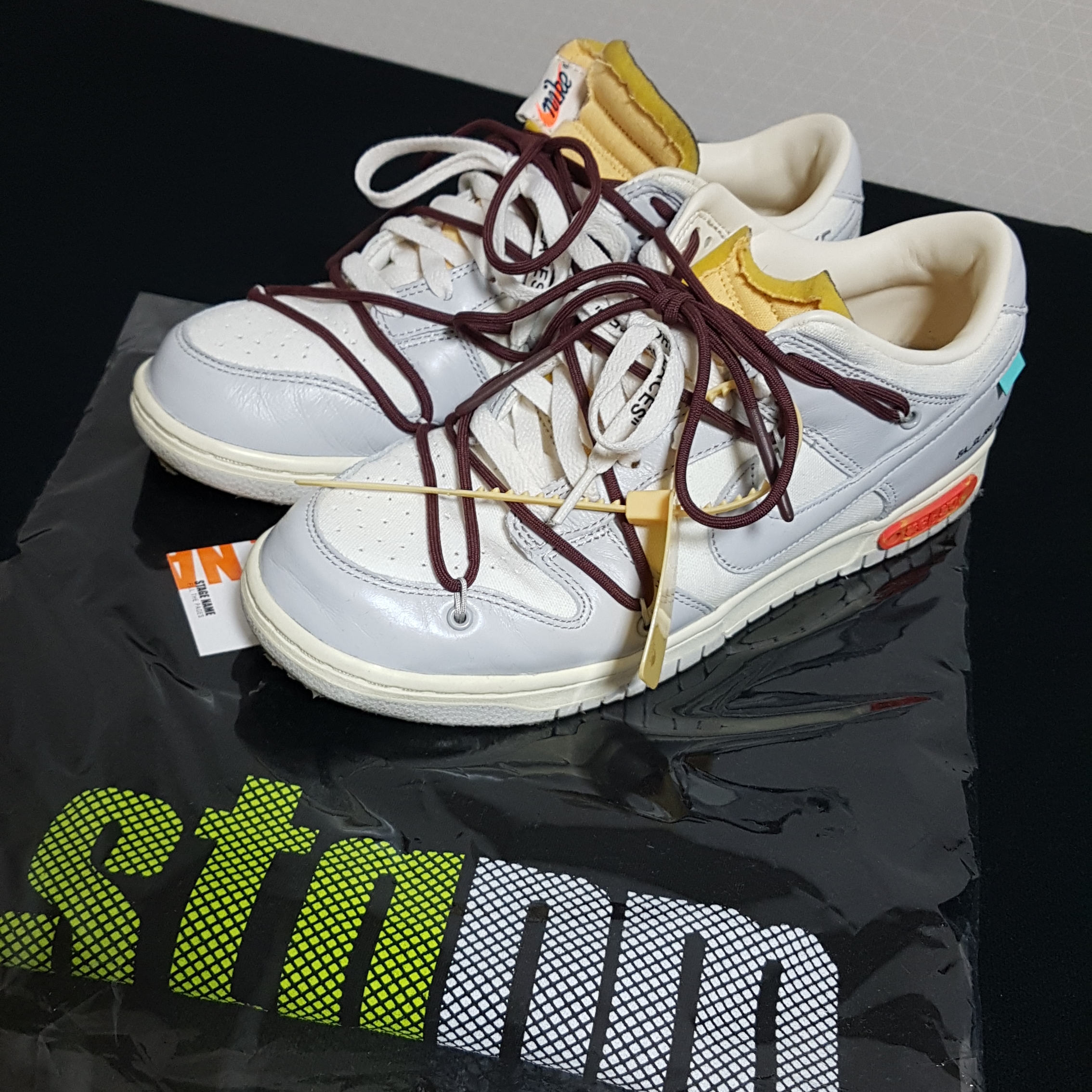 Nike x Off-White Dunk Low The 50 - Lot 46 착용 스타일 - 1