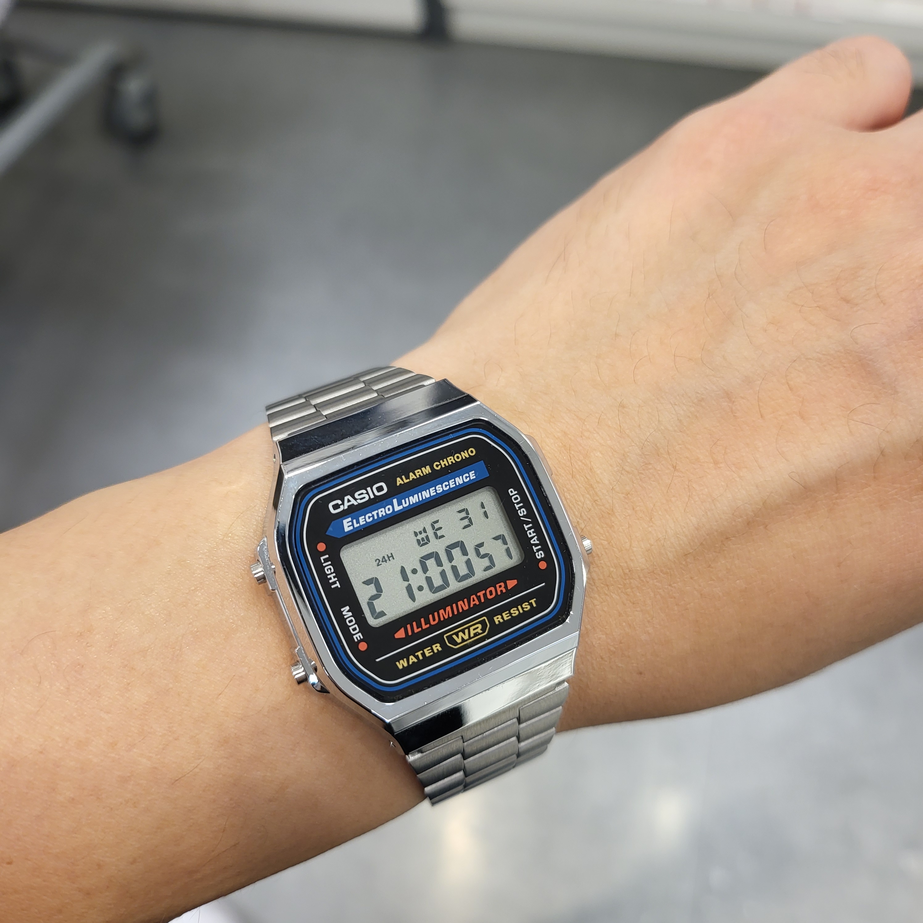 Casio A-159WA-N1 착용 스타일