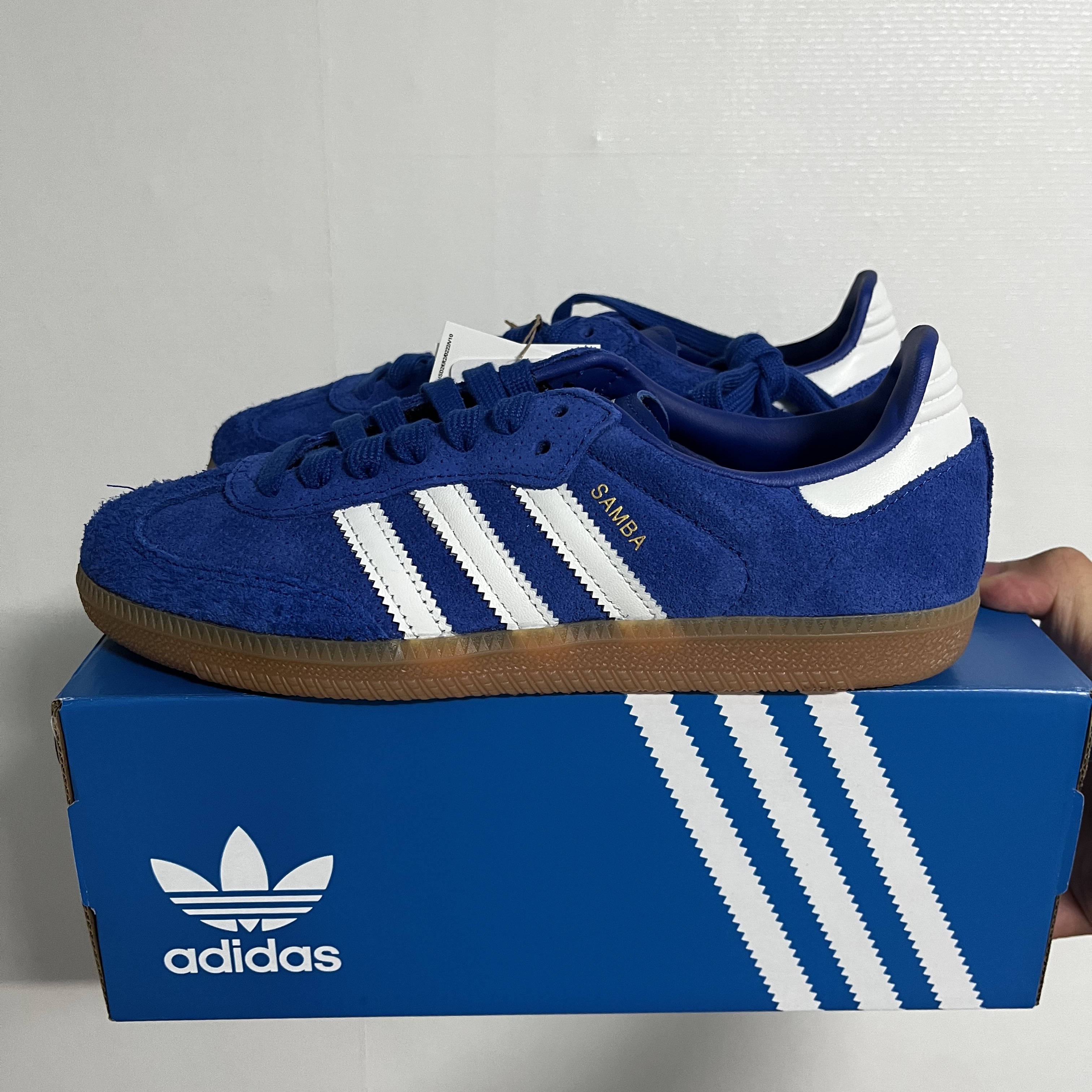 Adidas Samba OG Royal Blue 착용 스타일