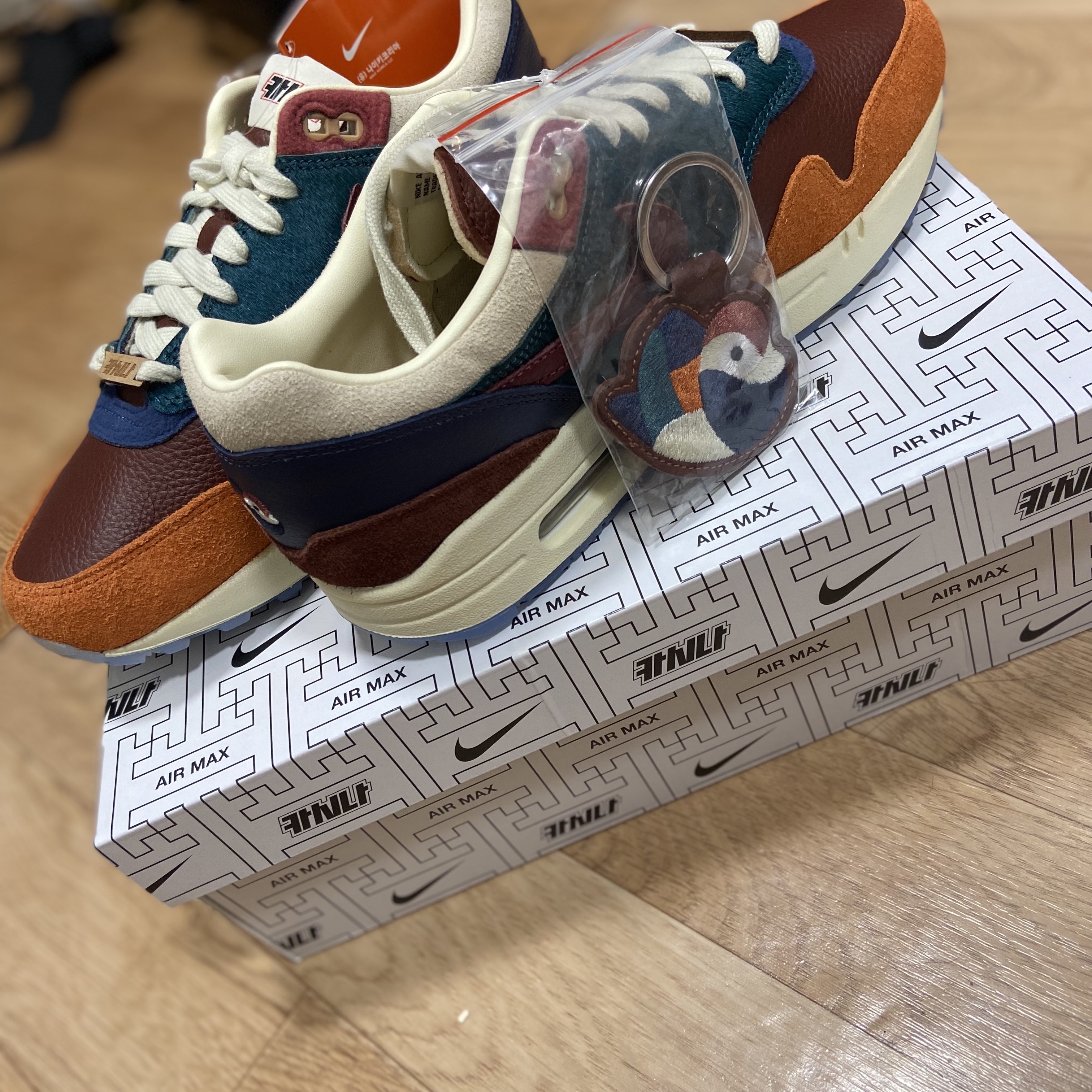 Nike x Kasina Air Max 1 SP Won-Ang Orange 착용 스타일 - 3