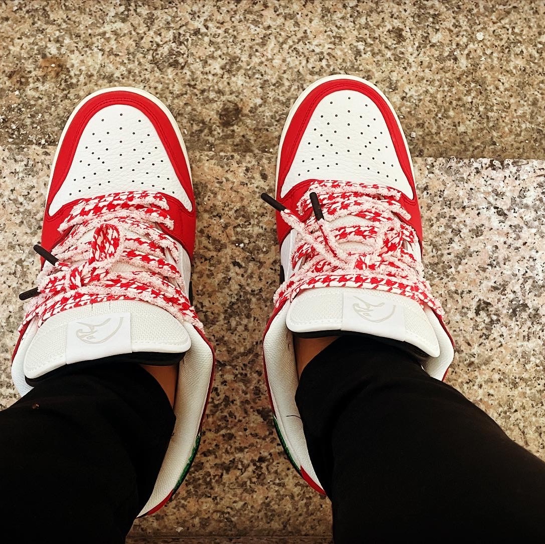 Nike x Frame Skate SB Dunk Low Pro Habibi 착용 스타일 - 1