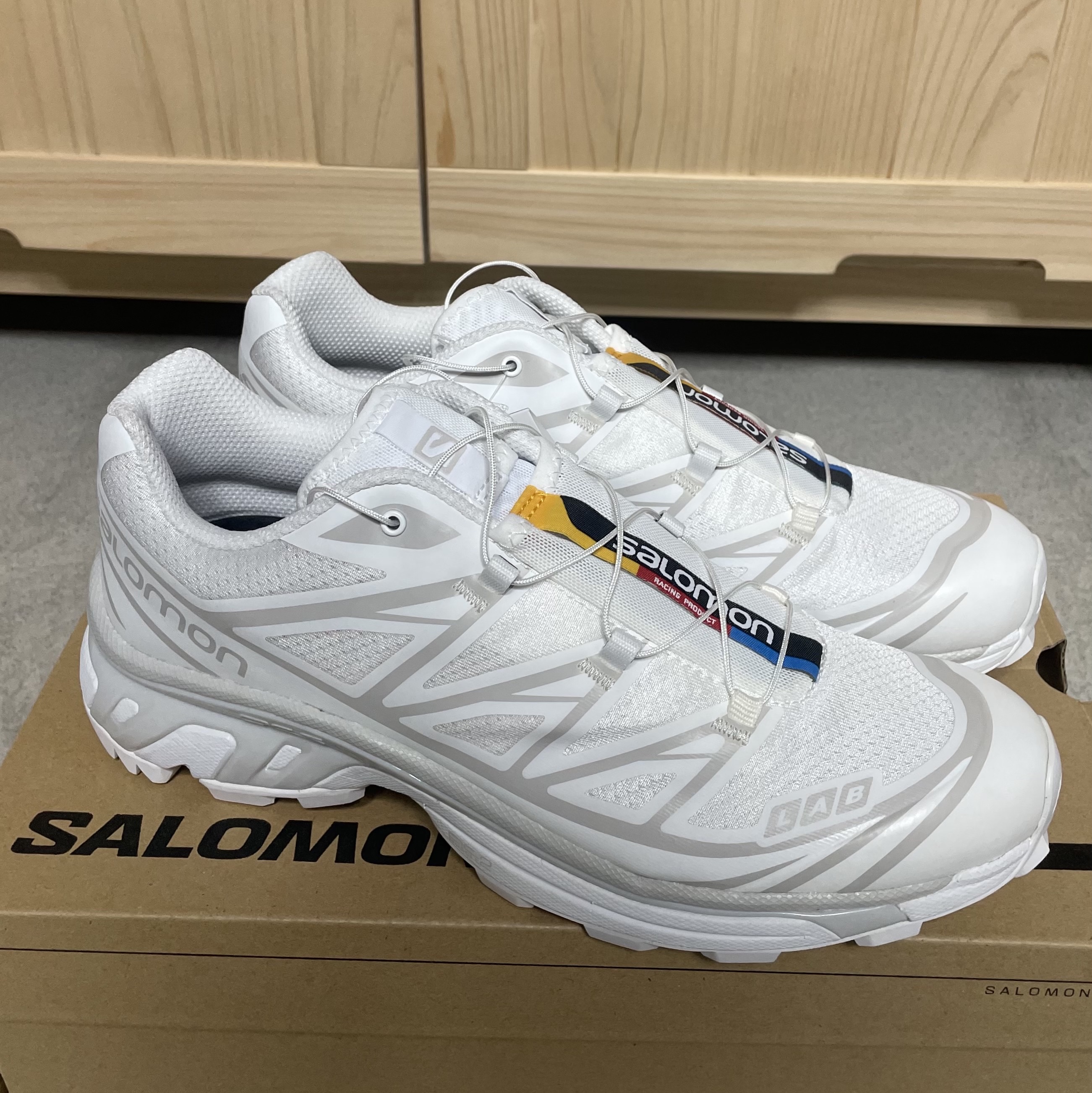 Salomon XT-6 ADV White 착용 스타일