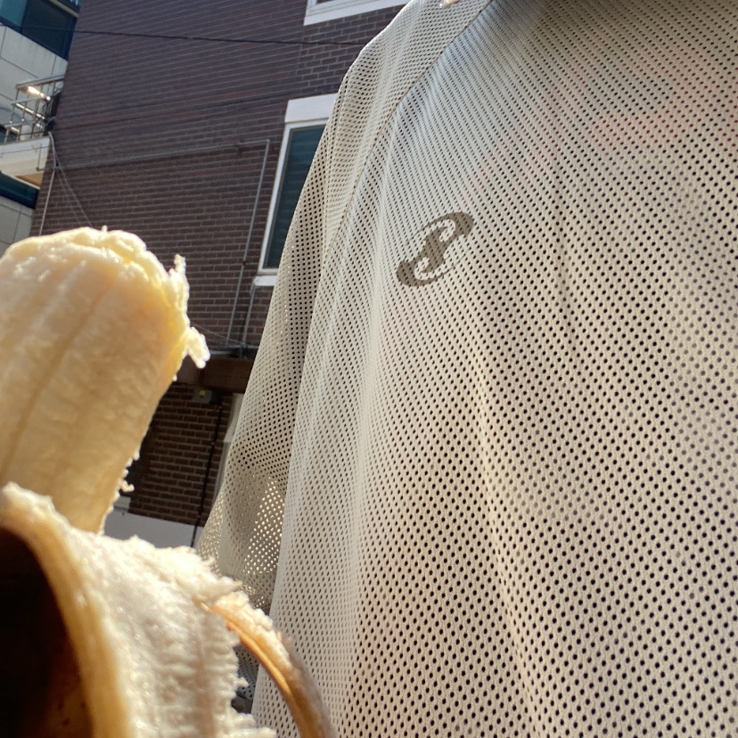 Sansan Gear Sansan BLF Mesh Jacket Beige - 22SS 착용 스타일