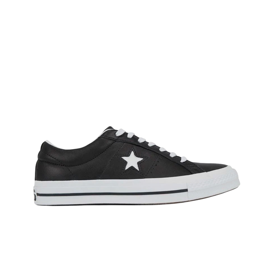 컨버스 원스타 로우 레더 블랙(Converse One Star Ox Leather Black)