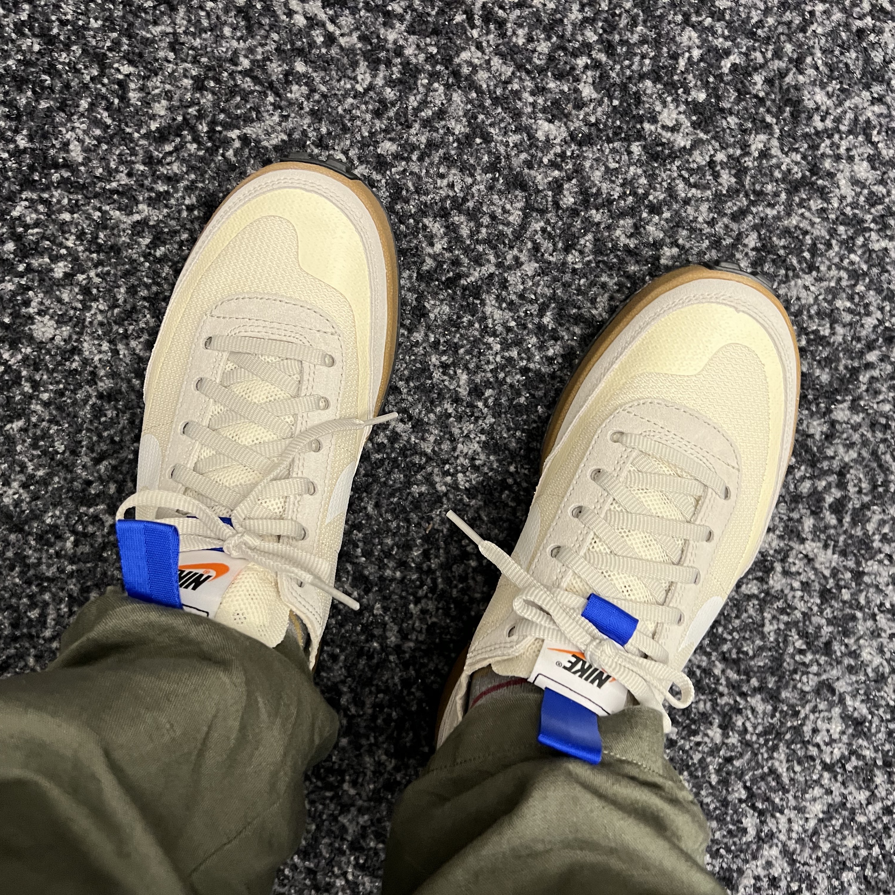 Nike x Tom Sachs General Purpose Shoe Light Cream 착용 스타일