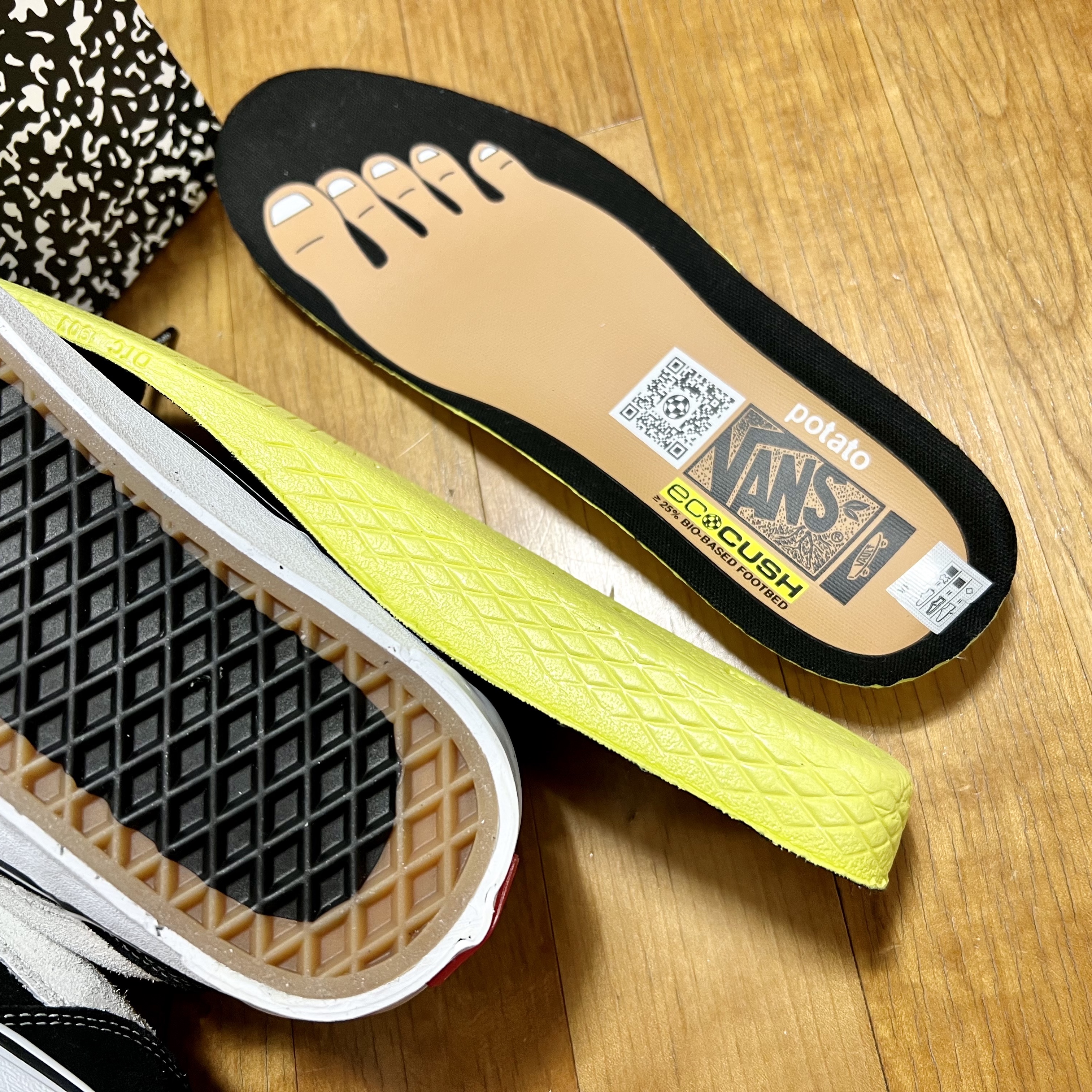 Vans Vault x Imran Potato Knu-Skool VR3 LX Black White 착용 스타일 - 5