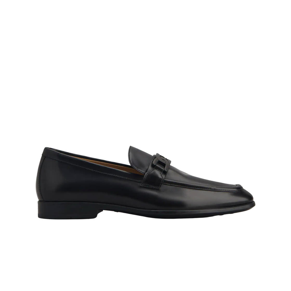 토즈 메탈 체인 가죽 로퍼 블랙(Tod's Metal Chain Leather Loafer Black) - 1