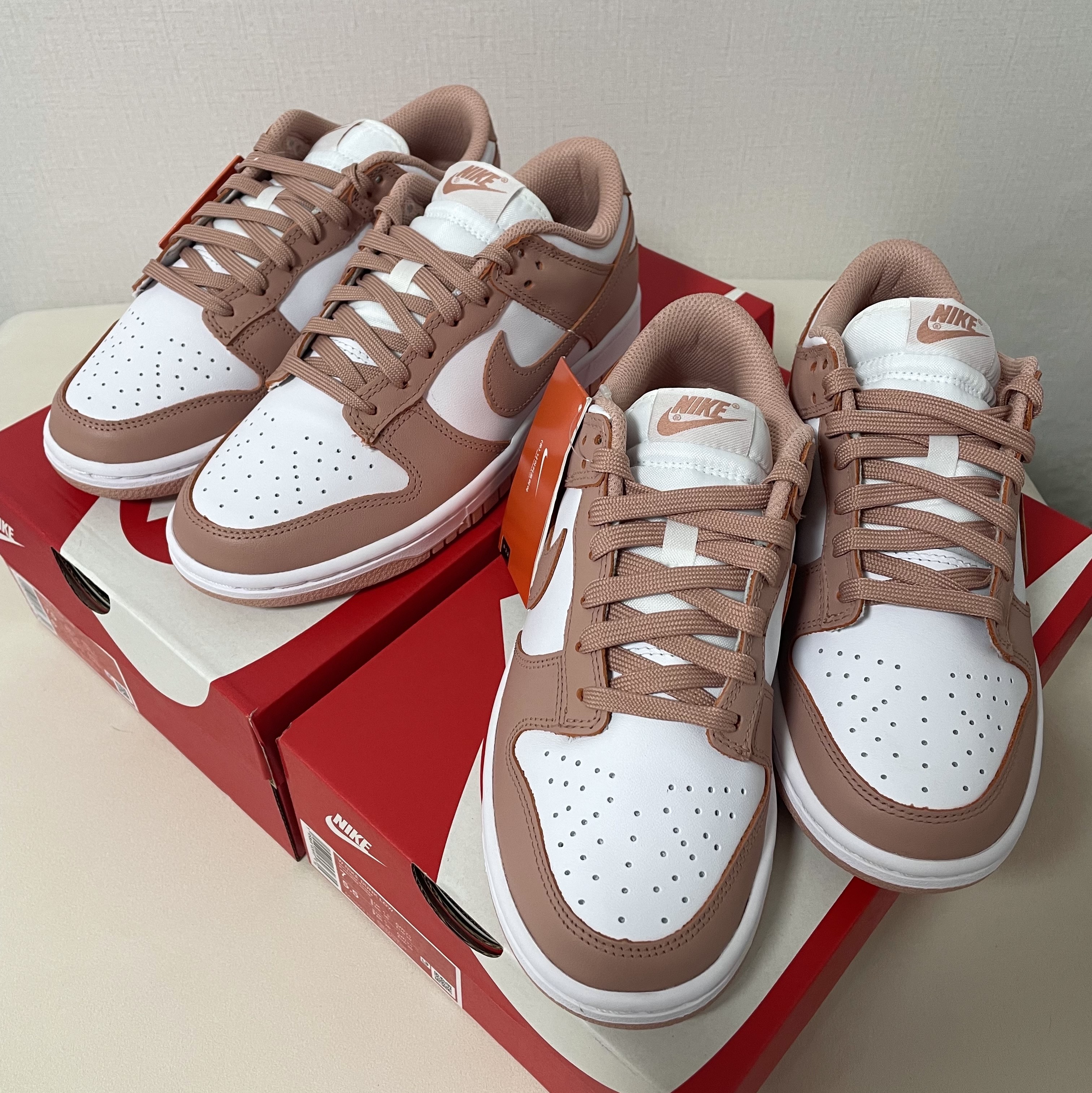 (W) Nike Dunk Low Rose Whisper 착용 스타일
