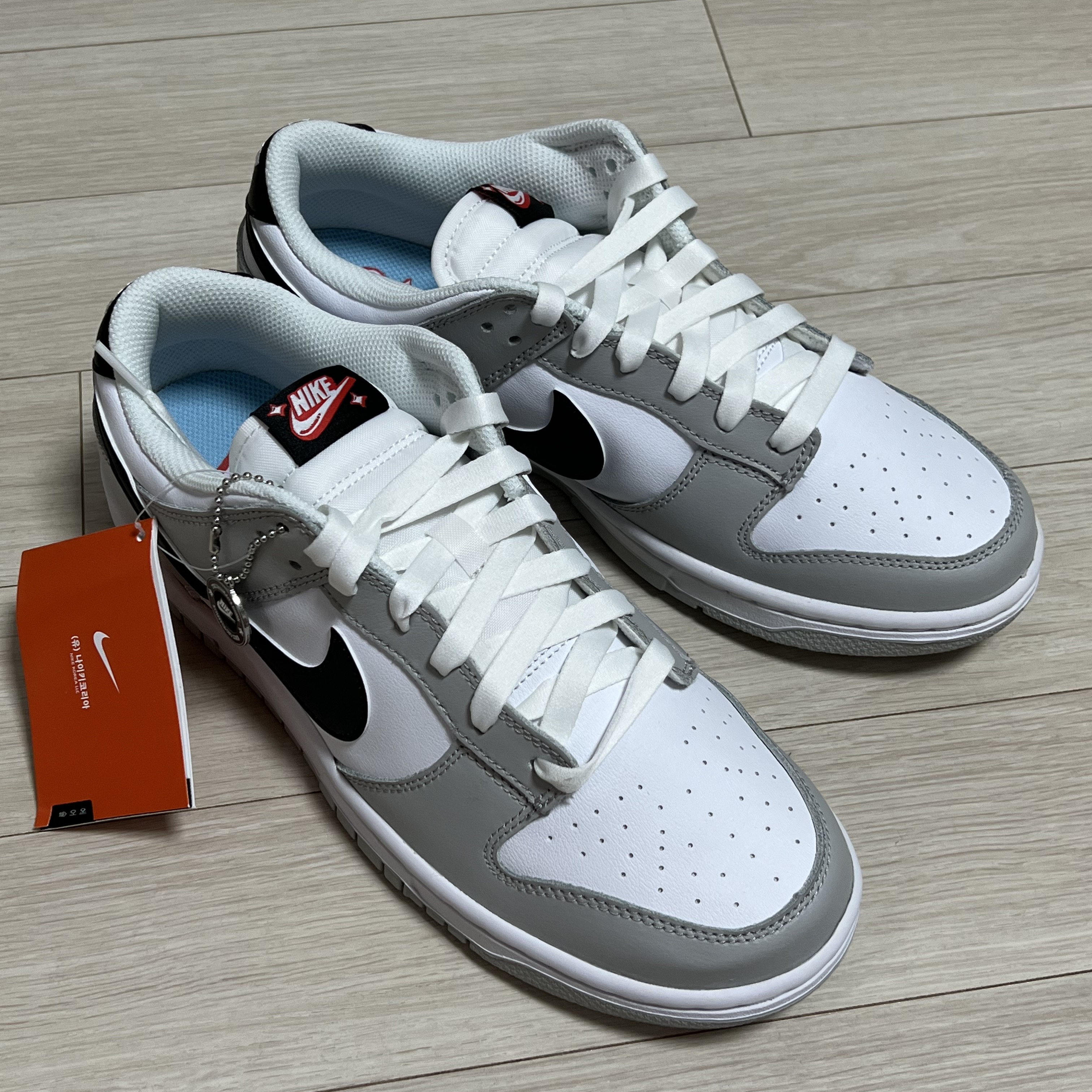 Nike Dunk Low Retro SE Jackpot Grey Fog 착용 스타일 - 2