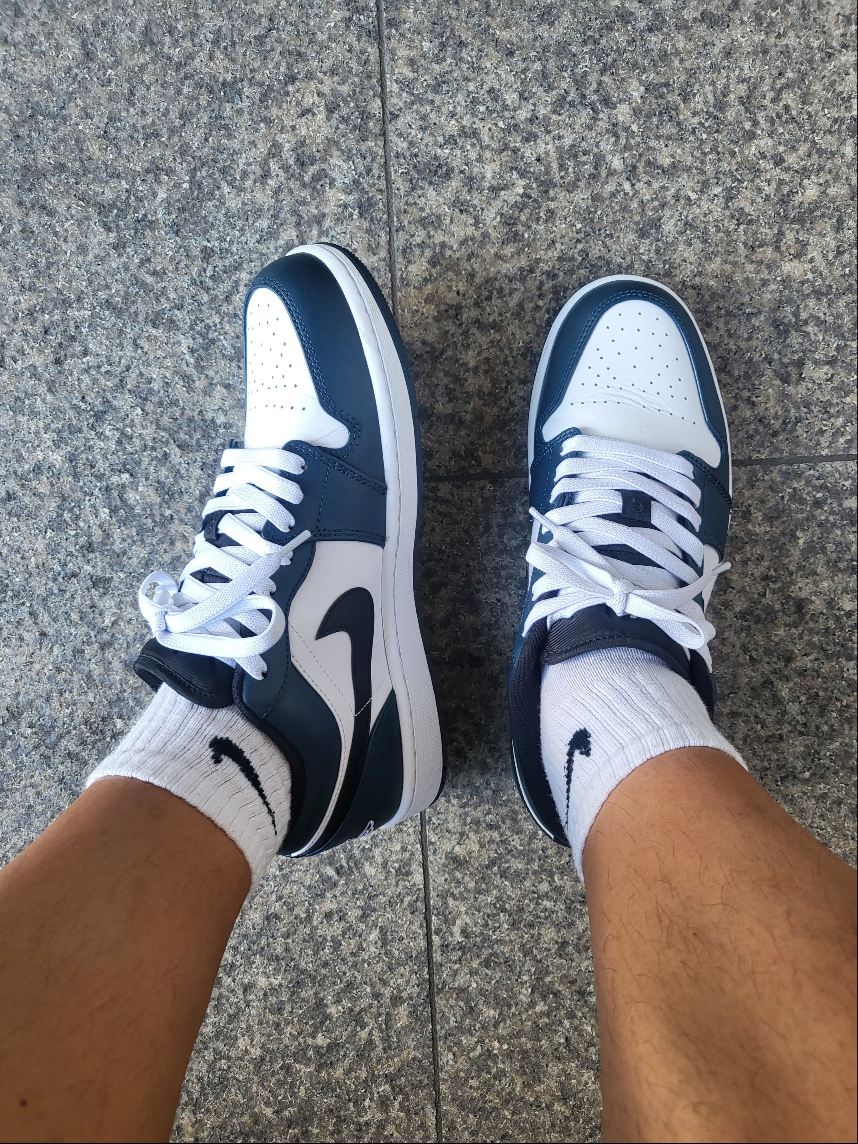 Jordan 1 Low Dark Teal 착용 스타일 - 1