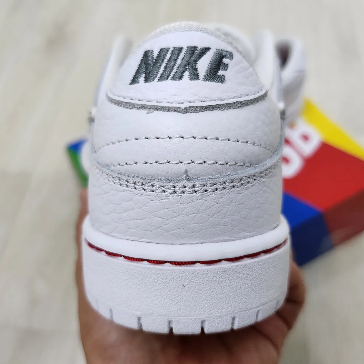 (PS) Nike x Oski SB Dunk Low Great White Shark 착용 스타일 - 5