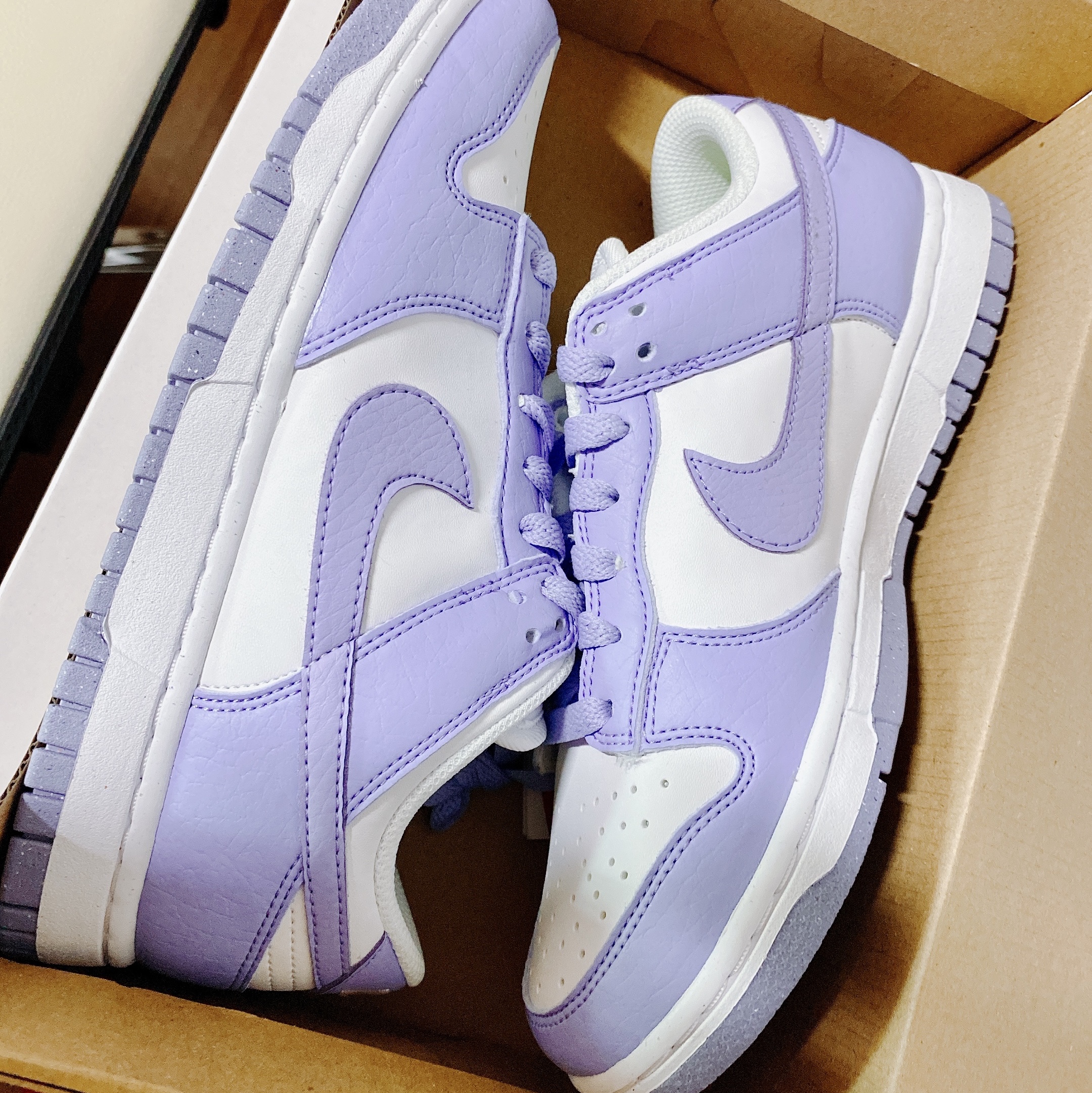 (W) Nike Dunk Low Next Nature Lilac 착용 스타일