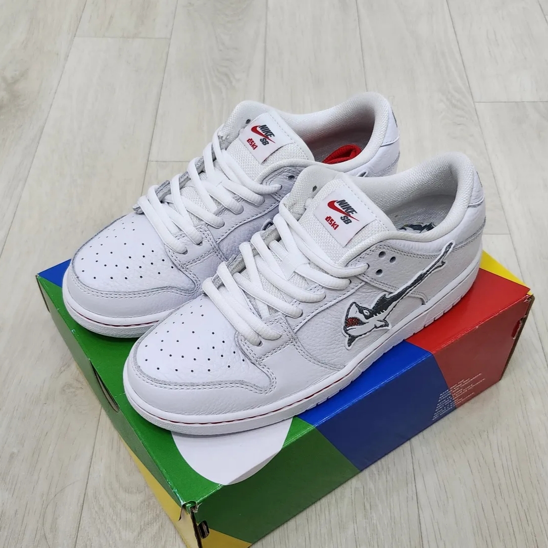 (PS) Nike x Oski SB Dunk Low Great White Shark 착용 스타일 - 2