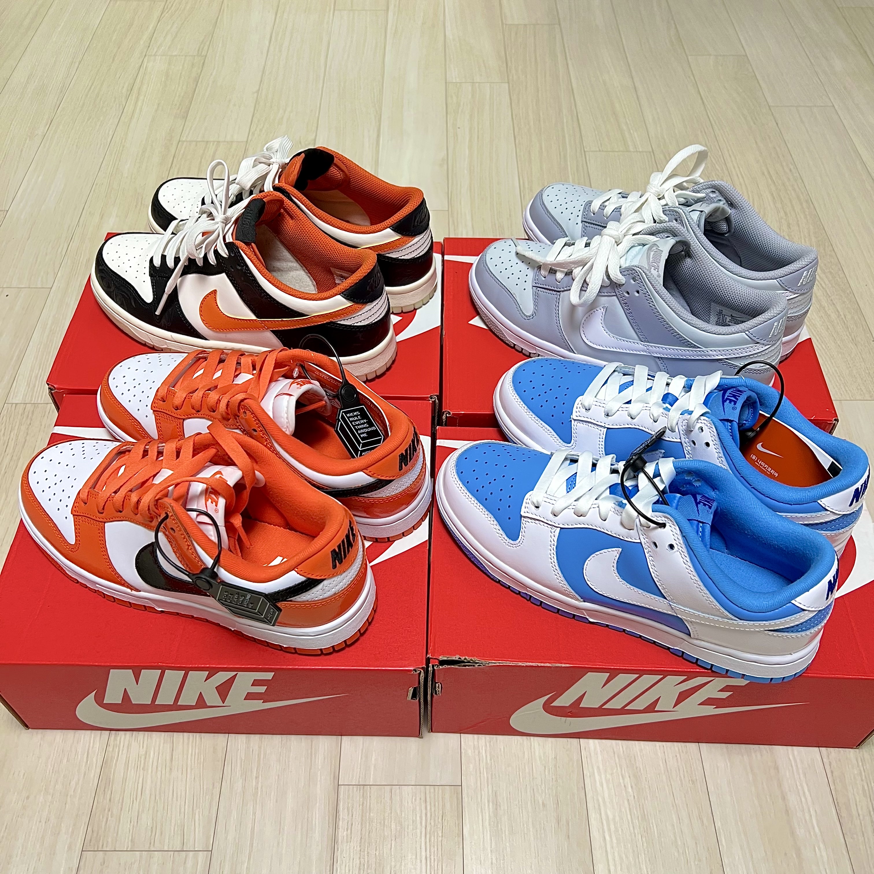 (W) Nike Dunk Low Essential Brilliant Orange, Nike Dunk Low Retro PRM Halloween 착용 스타일