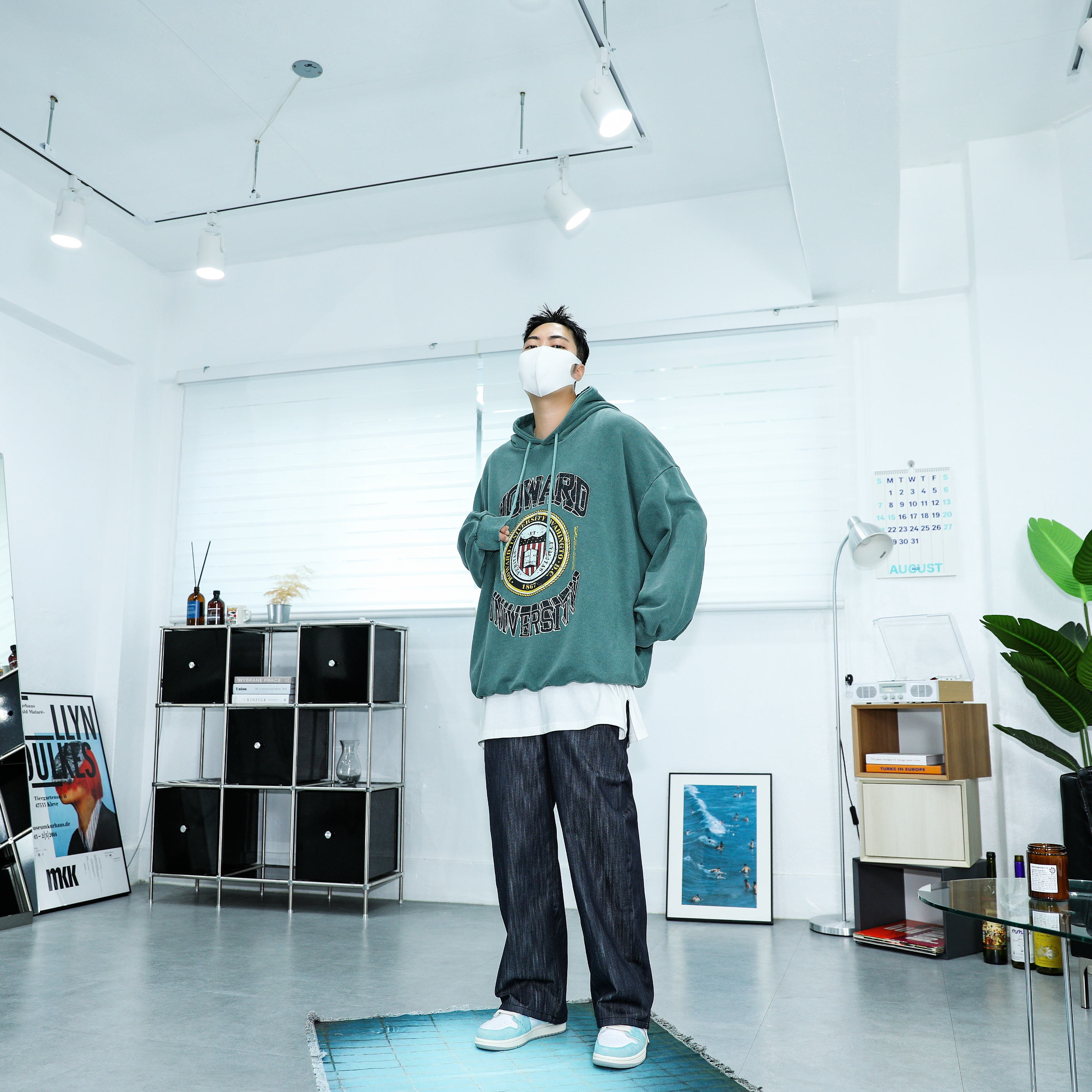Jordan 1 Retro High OG Turbo Green 착용 스타일 - 2