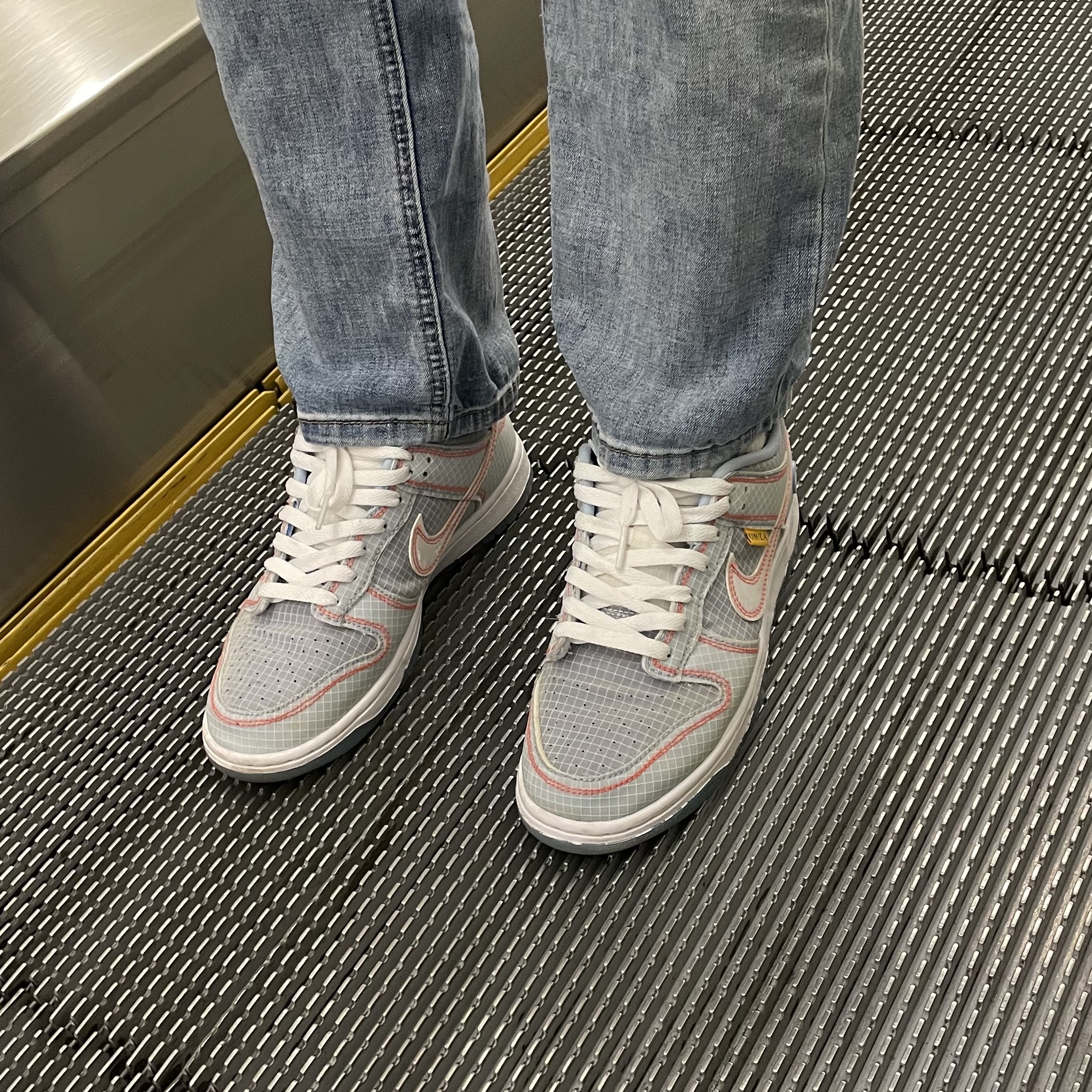 Nike x Union Dunk Low Passport Pack Argon 착용 스타일