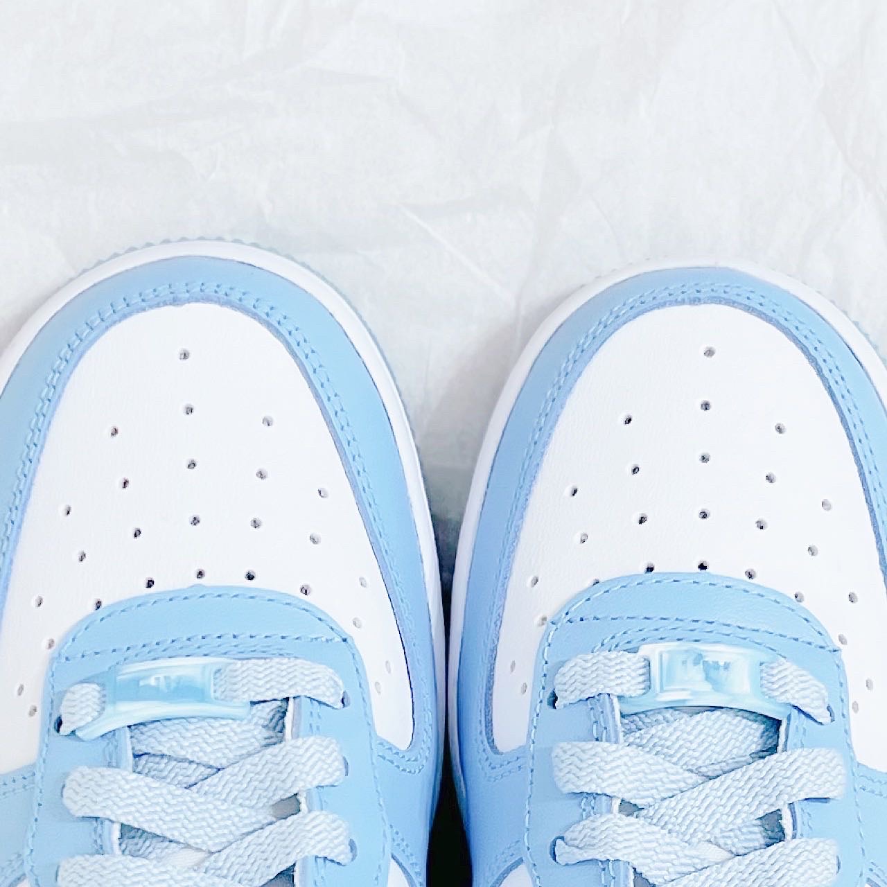 (W) Nike Air Force 1 '07 LX Celestine Blue 착용 스타일 - 4