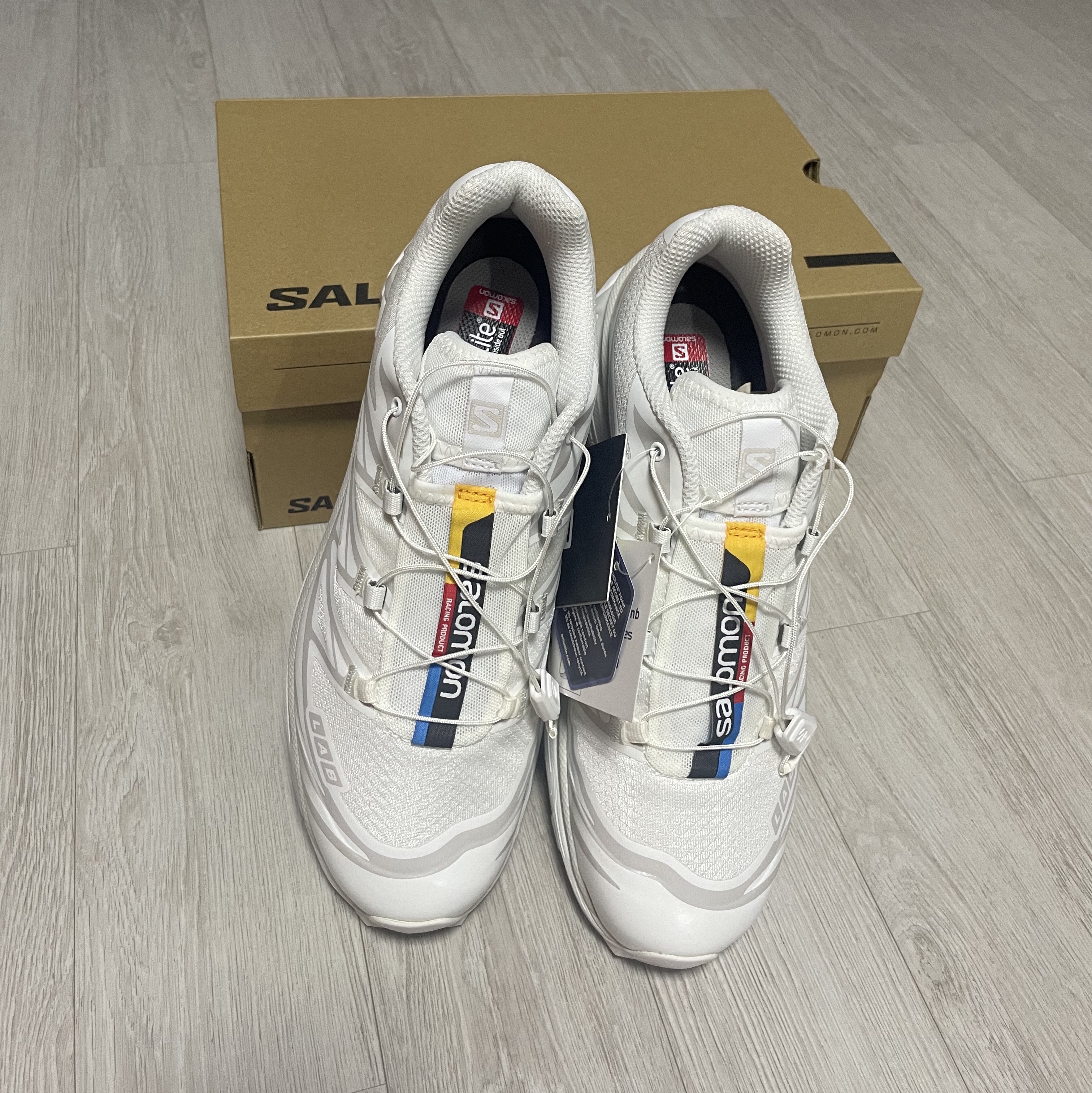Salomon XT-6 ADV White 착용 스타일