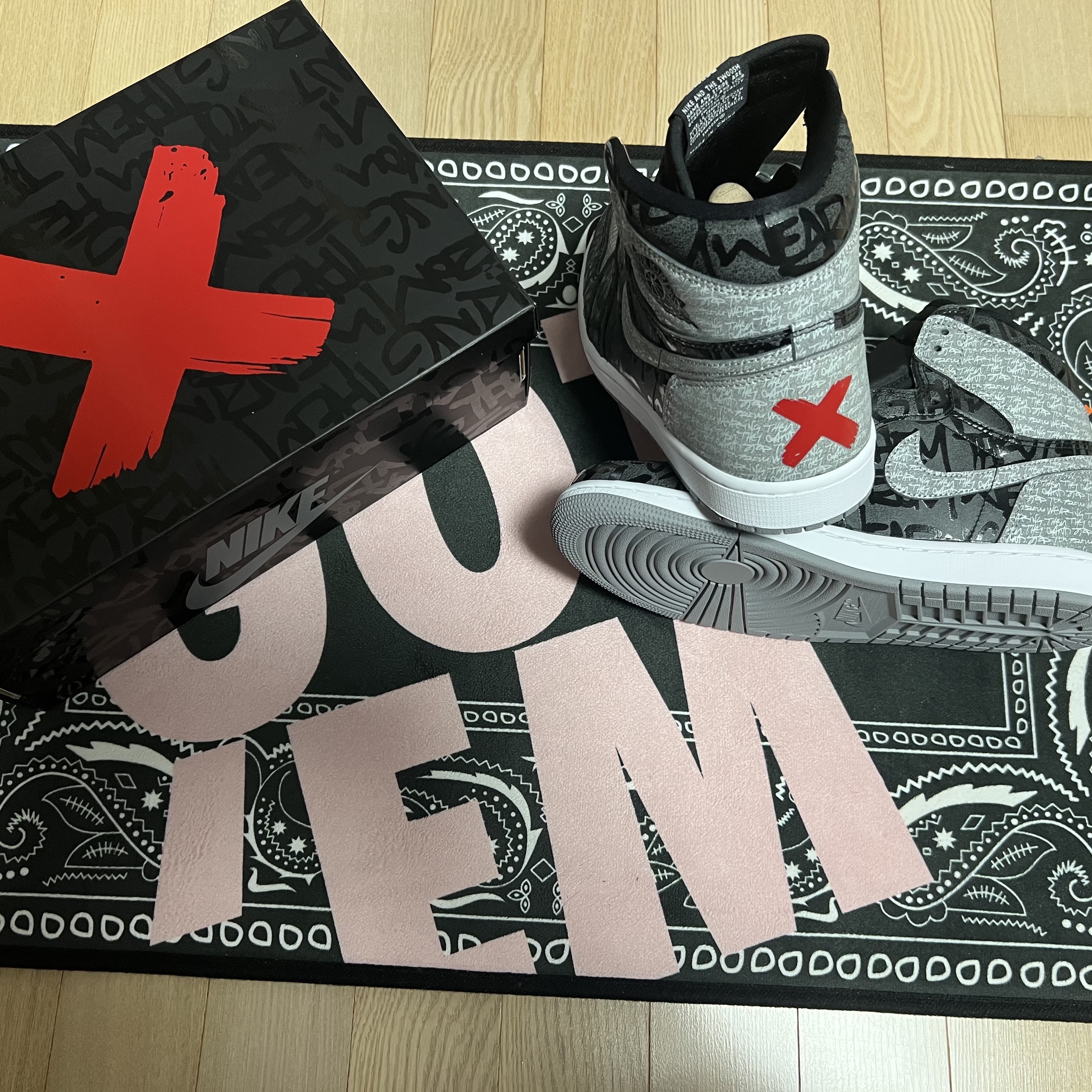 Jordan 1 Retro High OG Rebellionaire 착용 스타일 - 2